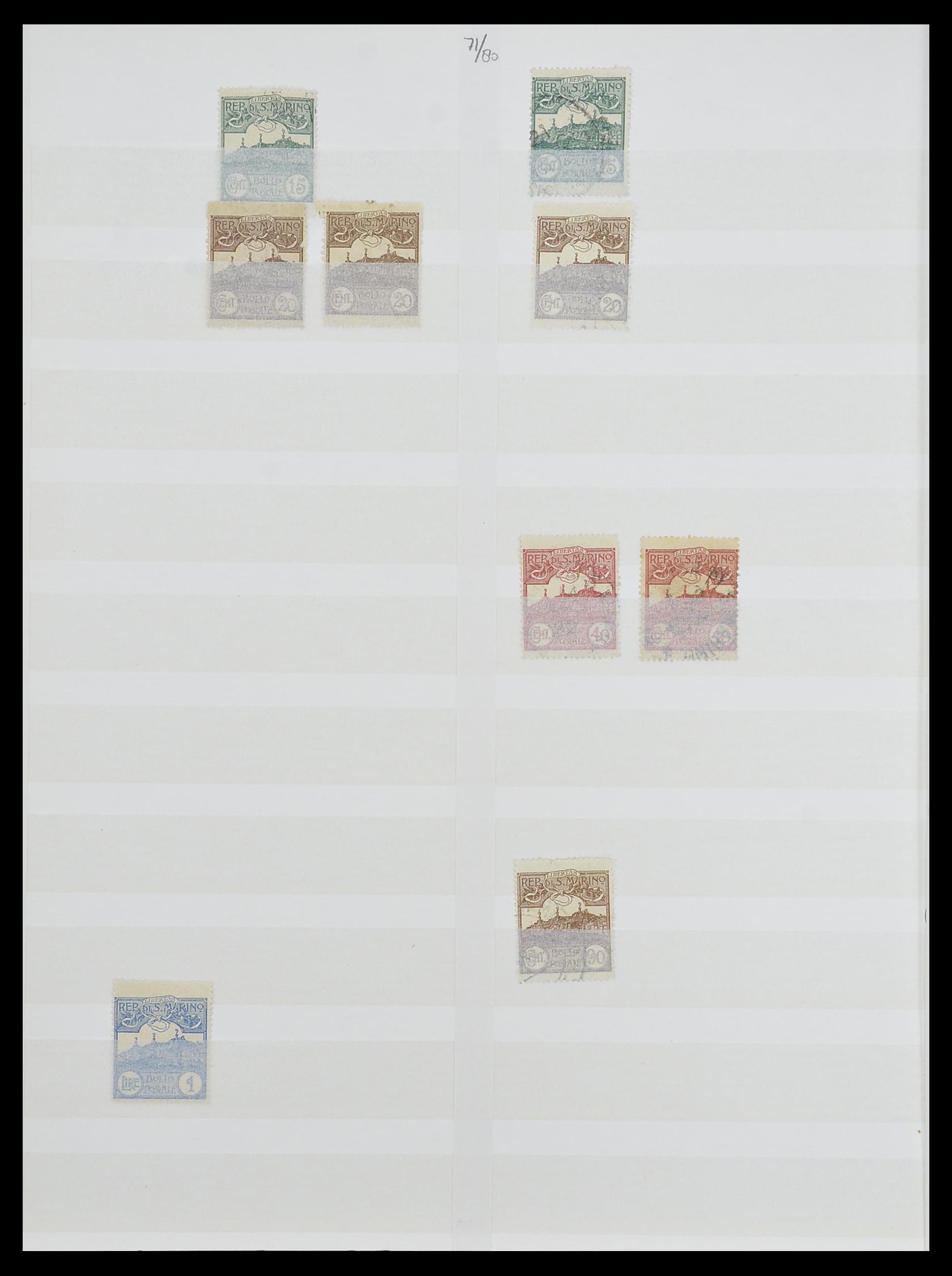 33492 008 - Stamp collection 33492 San Marino 1877-1959.