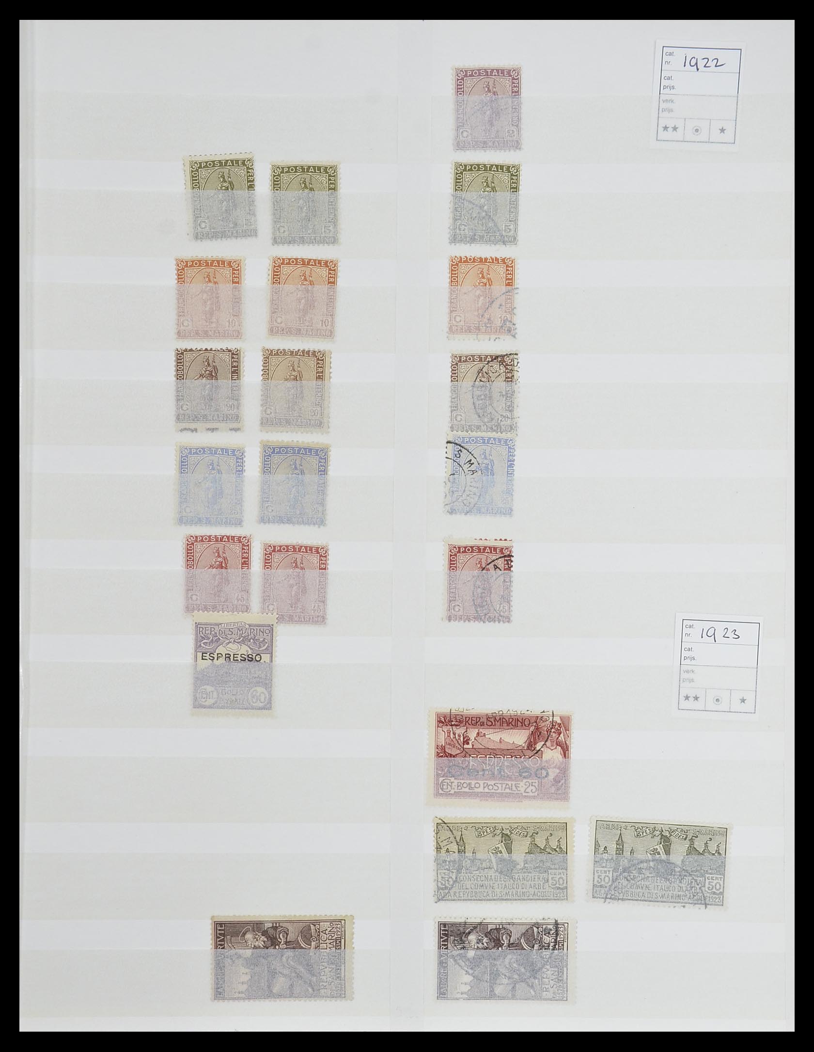 33492 009 - Stamp collection 33492 San Marino 1877-1959.