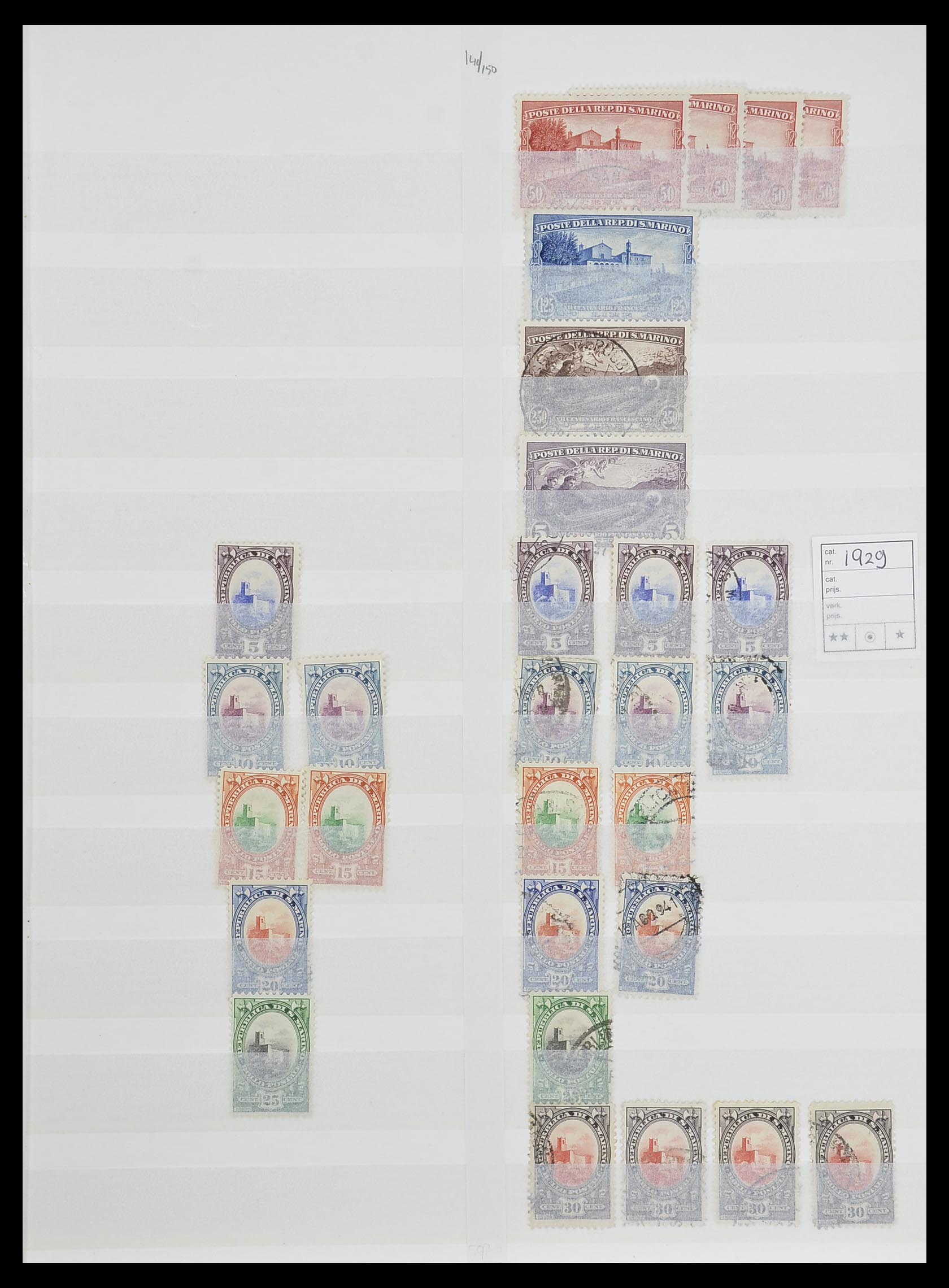 33492 015 - Stamp collection 33492 San Marino 1877-1959.