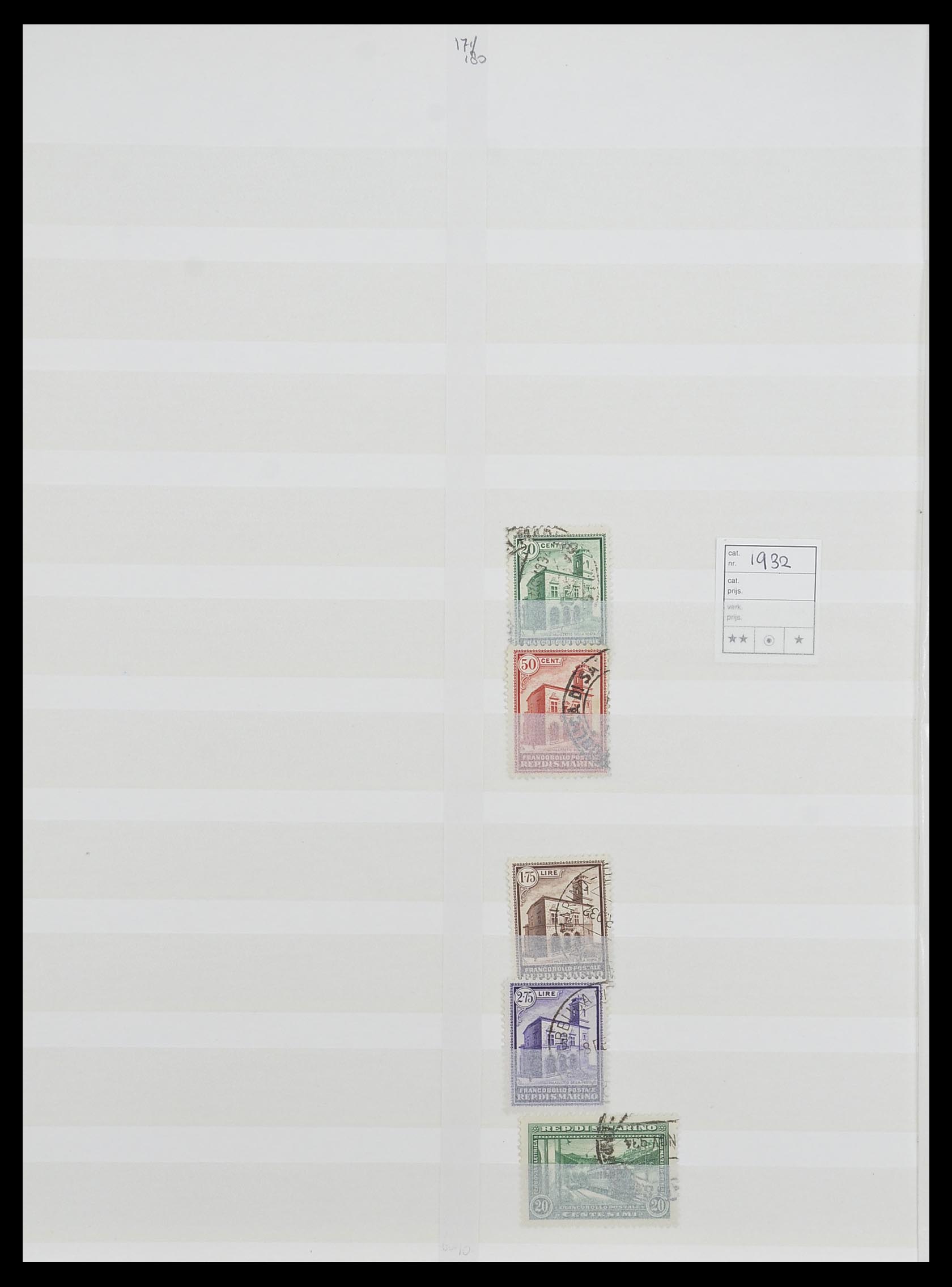 33492 018 - Stamp collection 33492 San Marino 1877-1959.