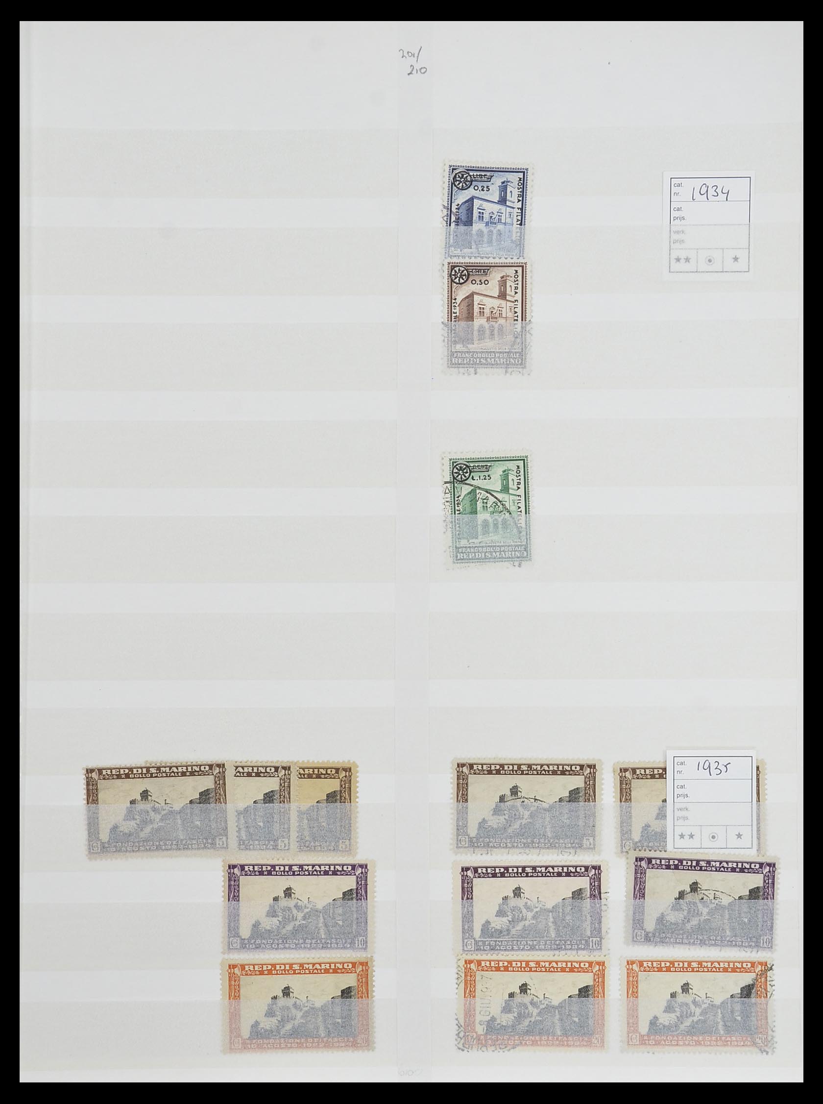 33492 021 - Postzegelverzameling 33492 San Marino 1877-1959.
