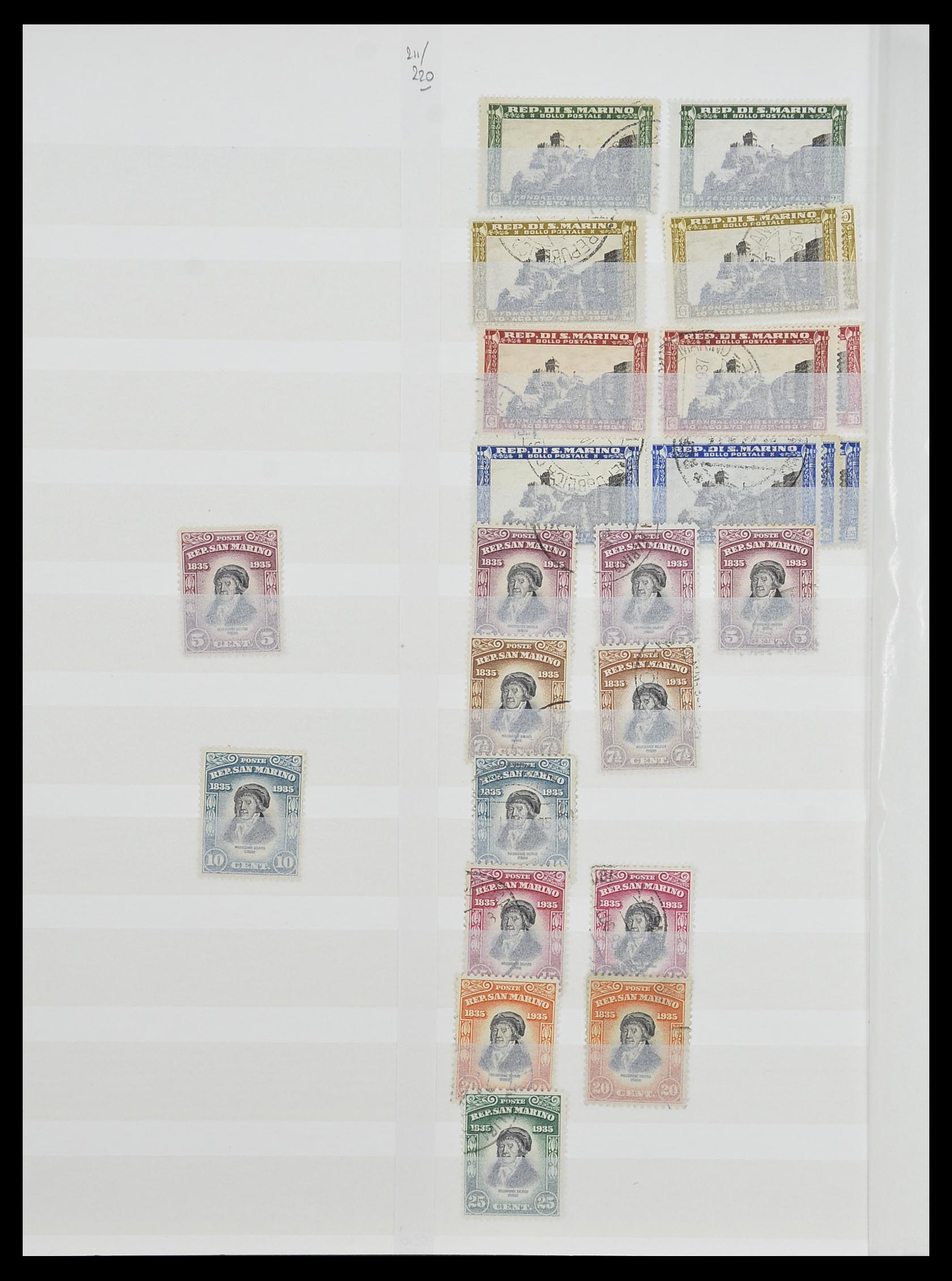 33492 022 - Stamp collection 33492 San Marino 1877-1959.