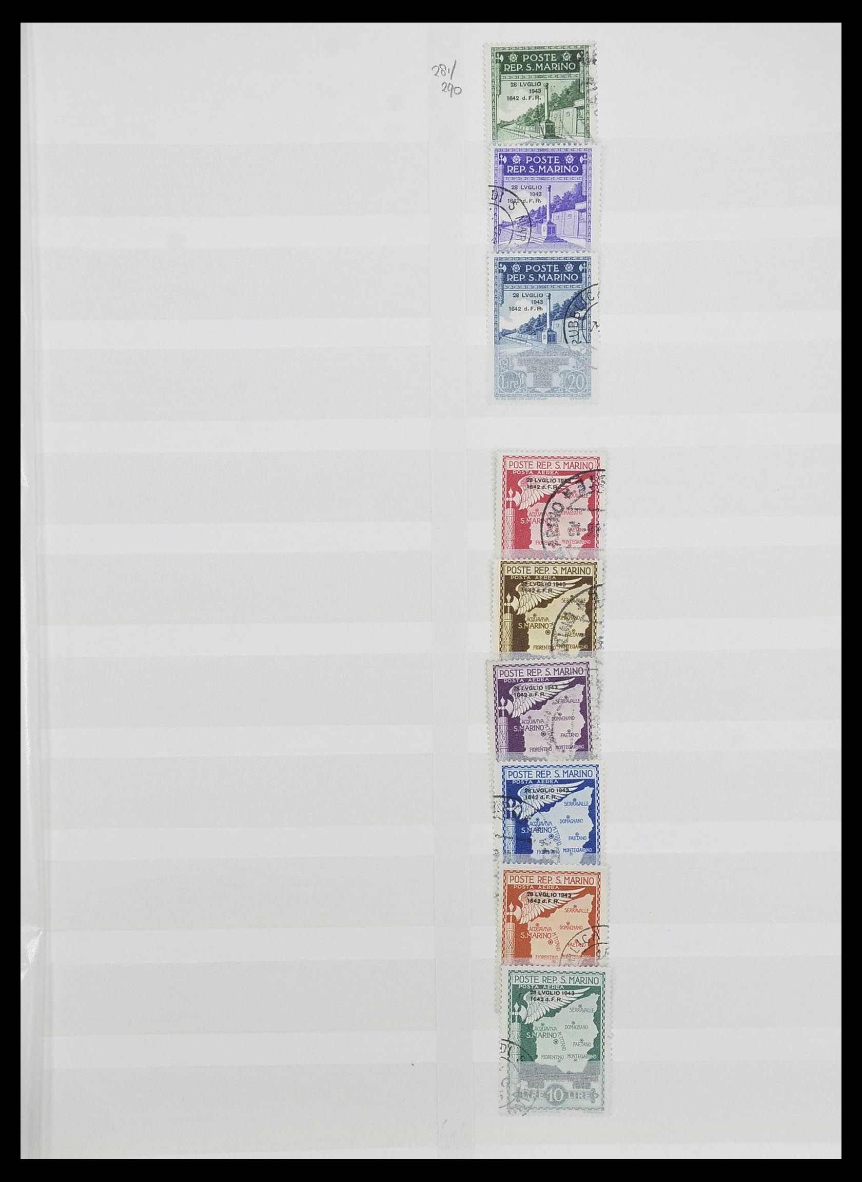 33492 029 - Stamp collection 33492 San Marino 1877-1959.
