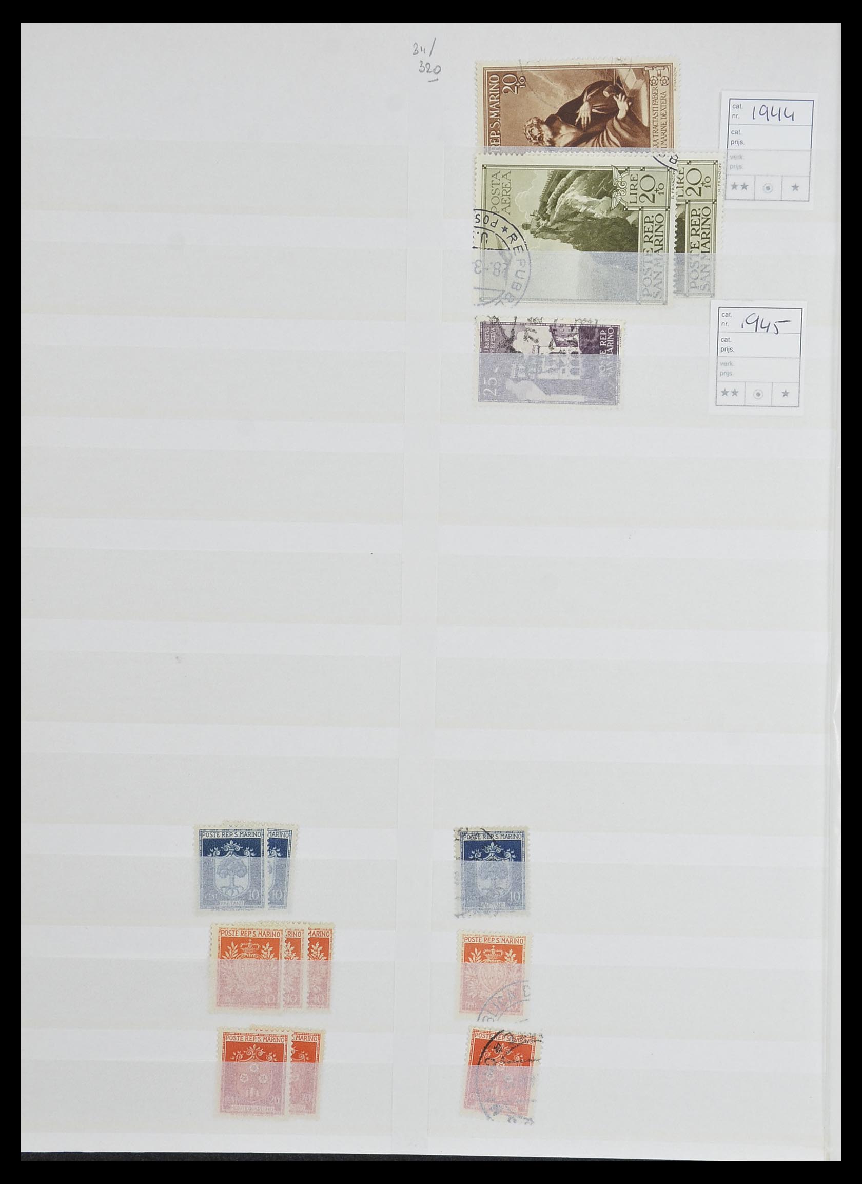 33492 032 - Stamp collection 33492 San Marino 1877-1959.