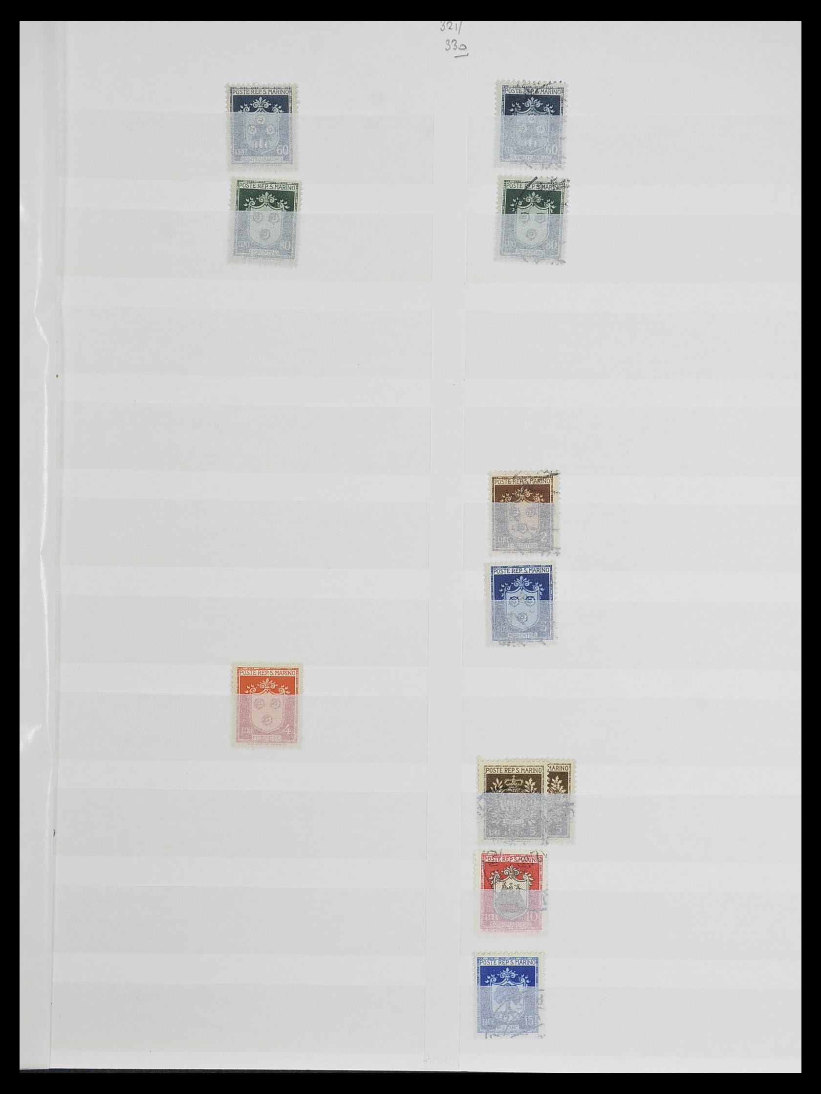 33492 033 - Postzegelverzameling 33492 San Marino 1877-1959.