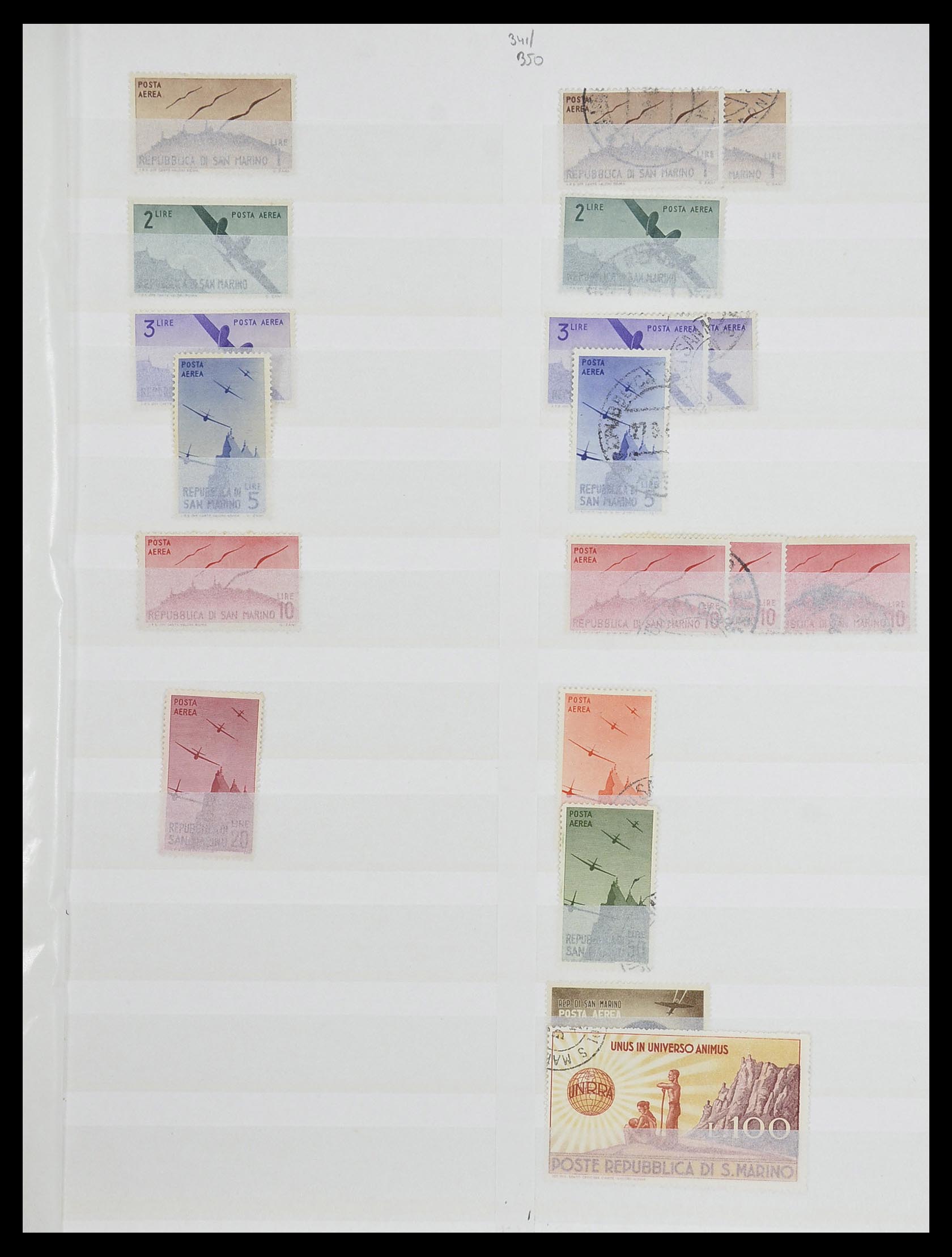 33492 035 - Stamp collection 33492 San Marino 1877-1959.