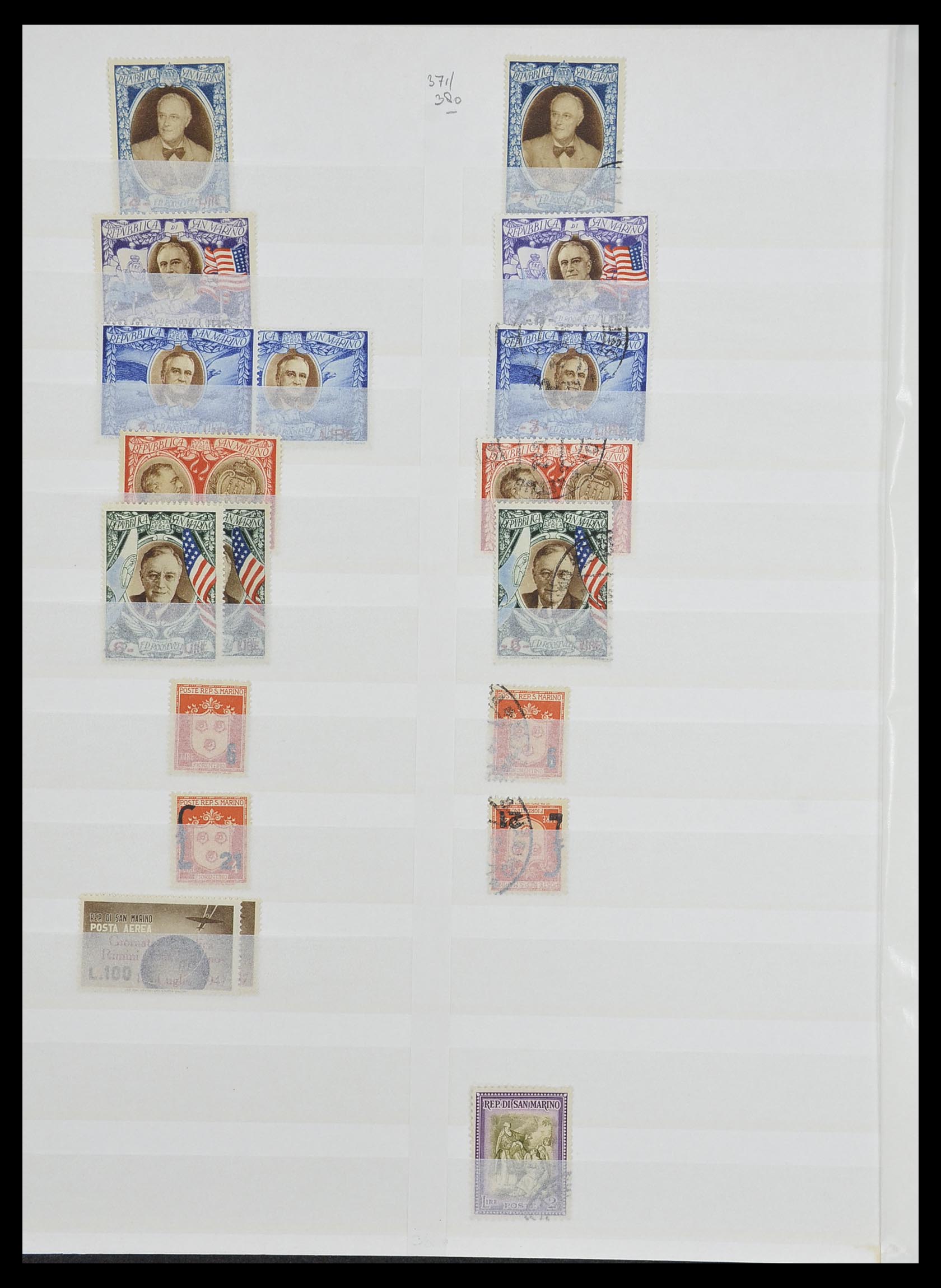 33492 038 - Stamp collection 33492 San Marino 1877-1959.