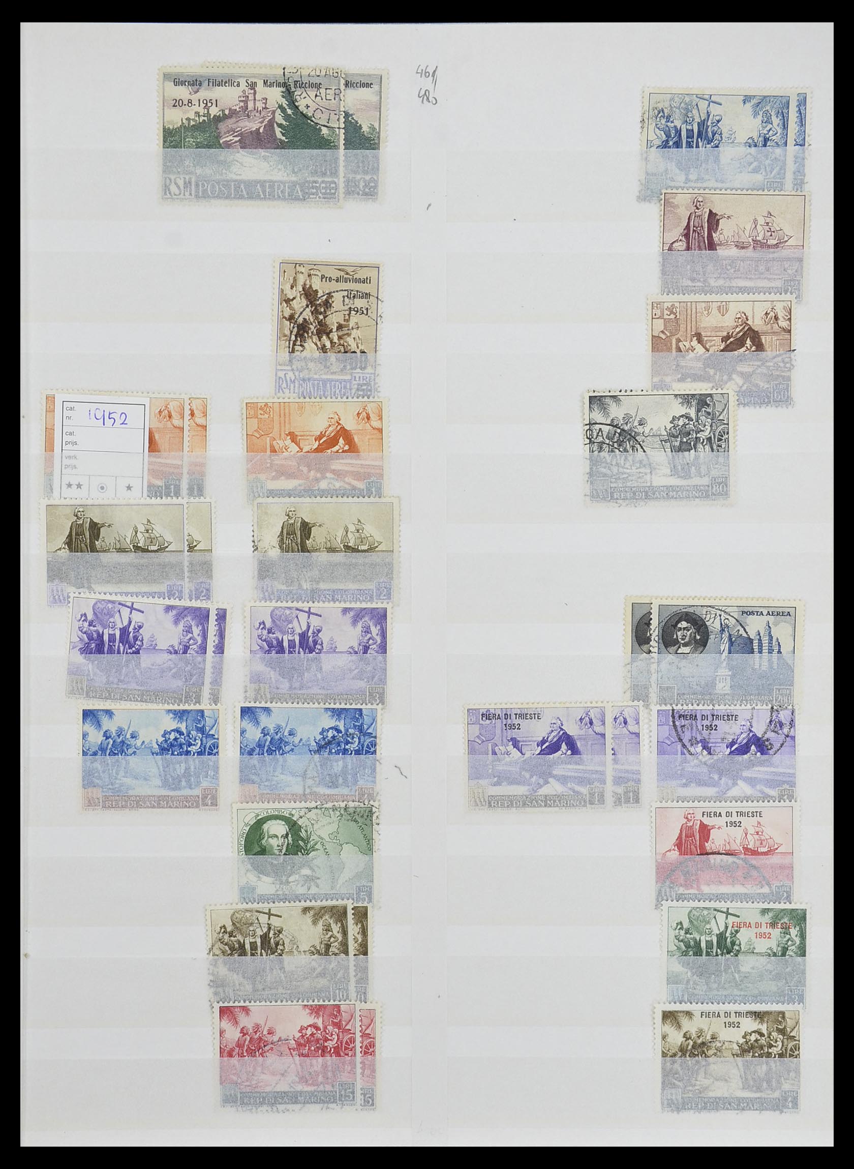 33492 043 - Stamp collection 33492 San Marino 1877-1959.