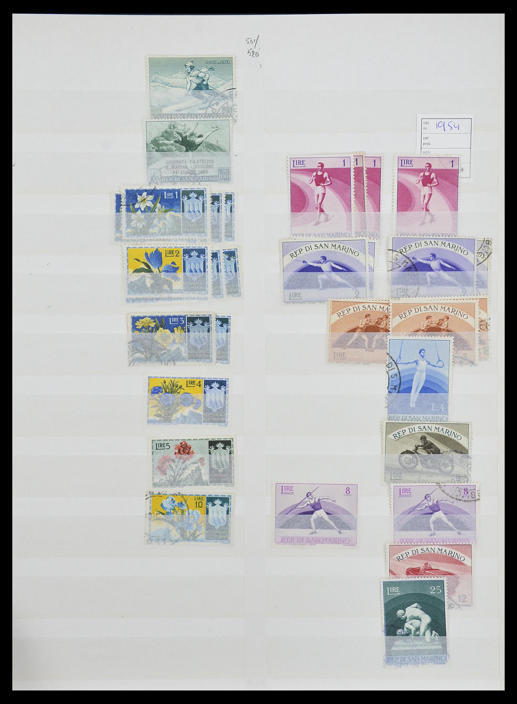 33492 045 - Stamp collection 33492 San Marino 1877-1959.