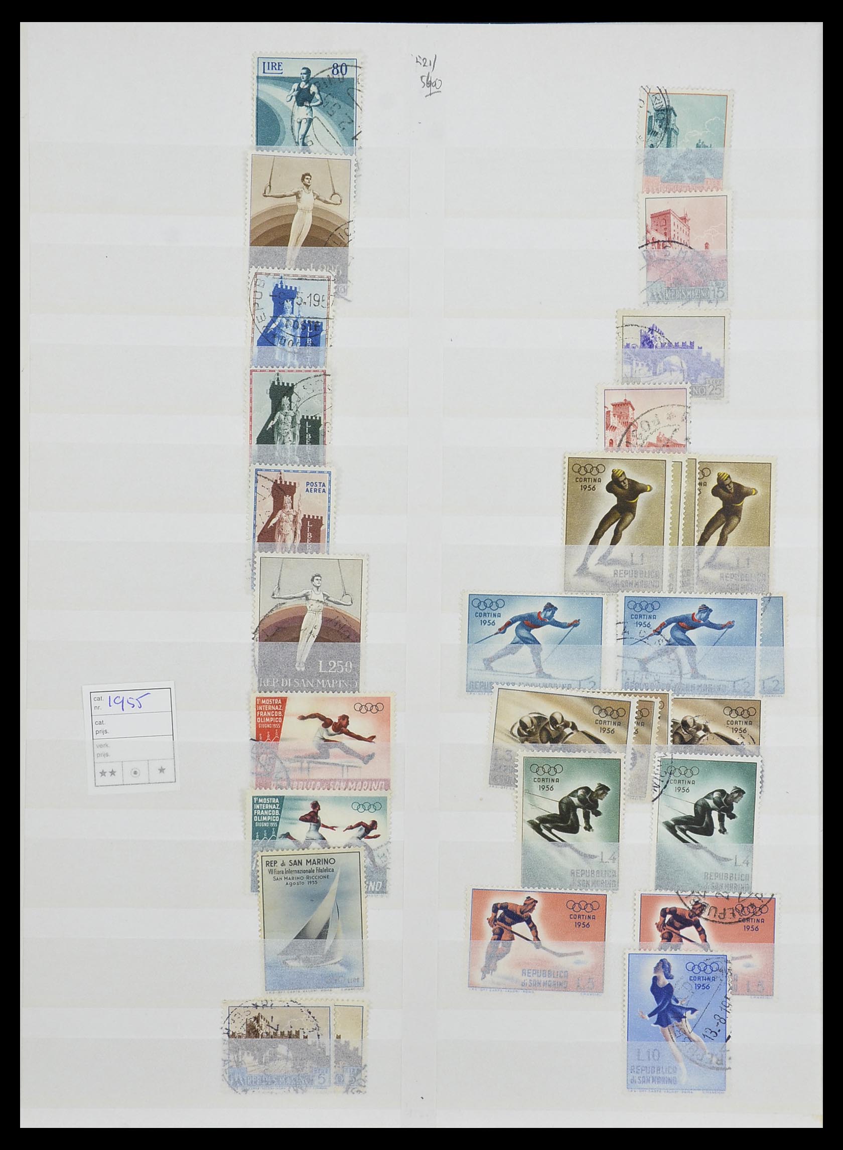 33492 046 - Stamp collection 33492 San Marino 1877-1959.