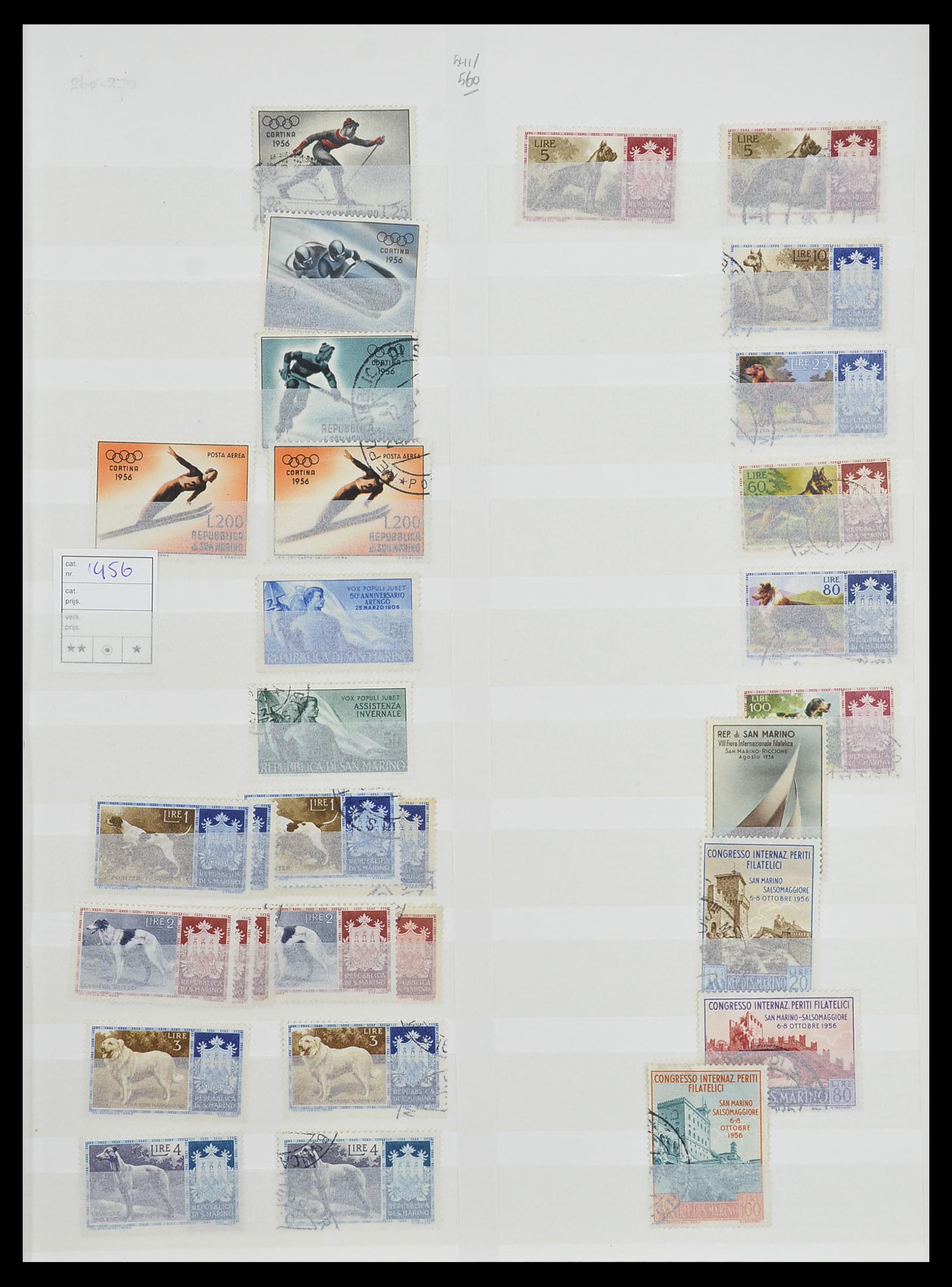 33492 047 - Stamp collection 33492 San Marino 1877-1959.