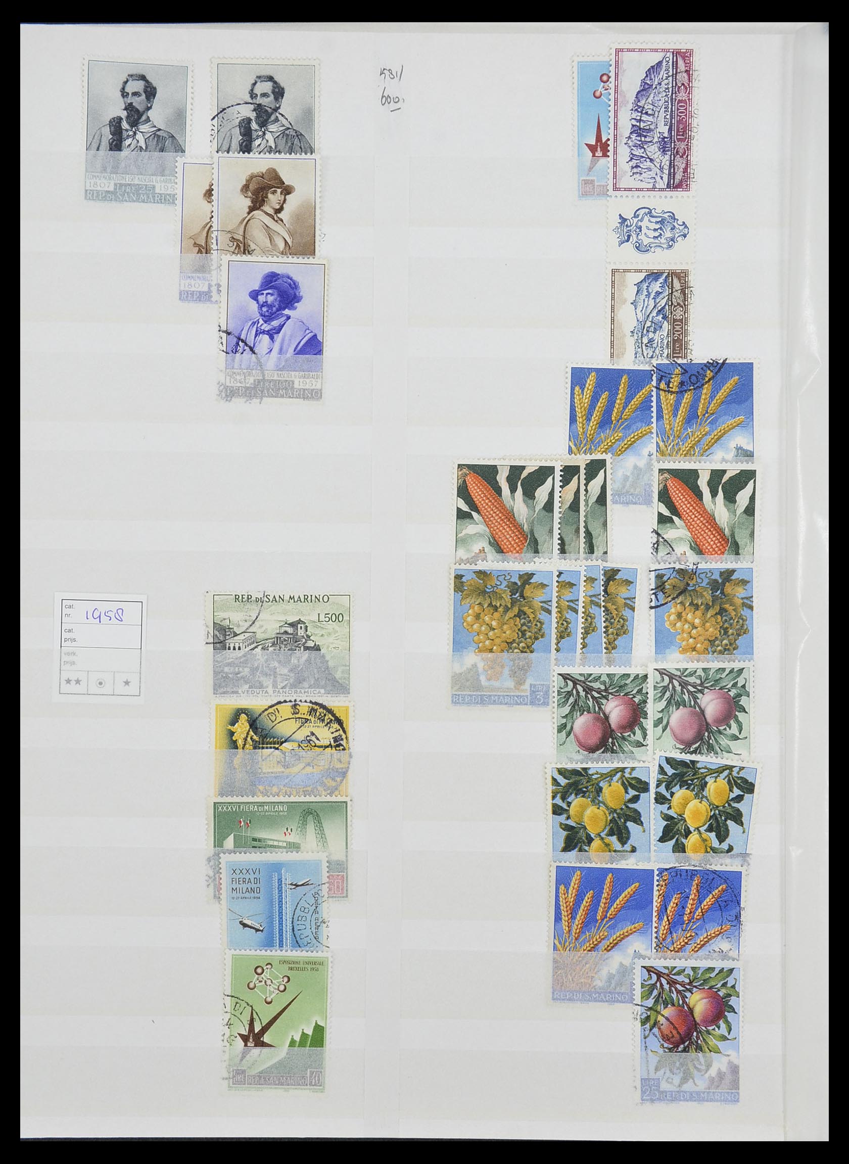 33492 049 - Stamp collection 33492 San Marino 1877-1959.