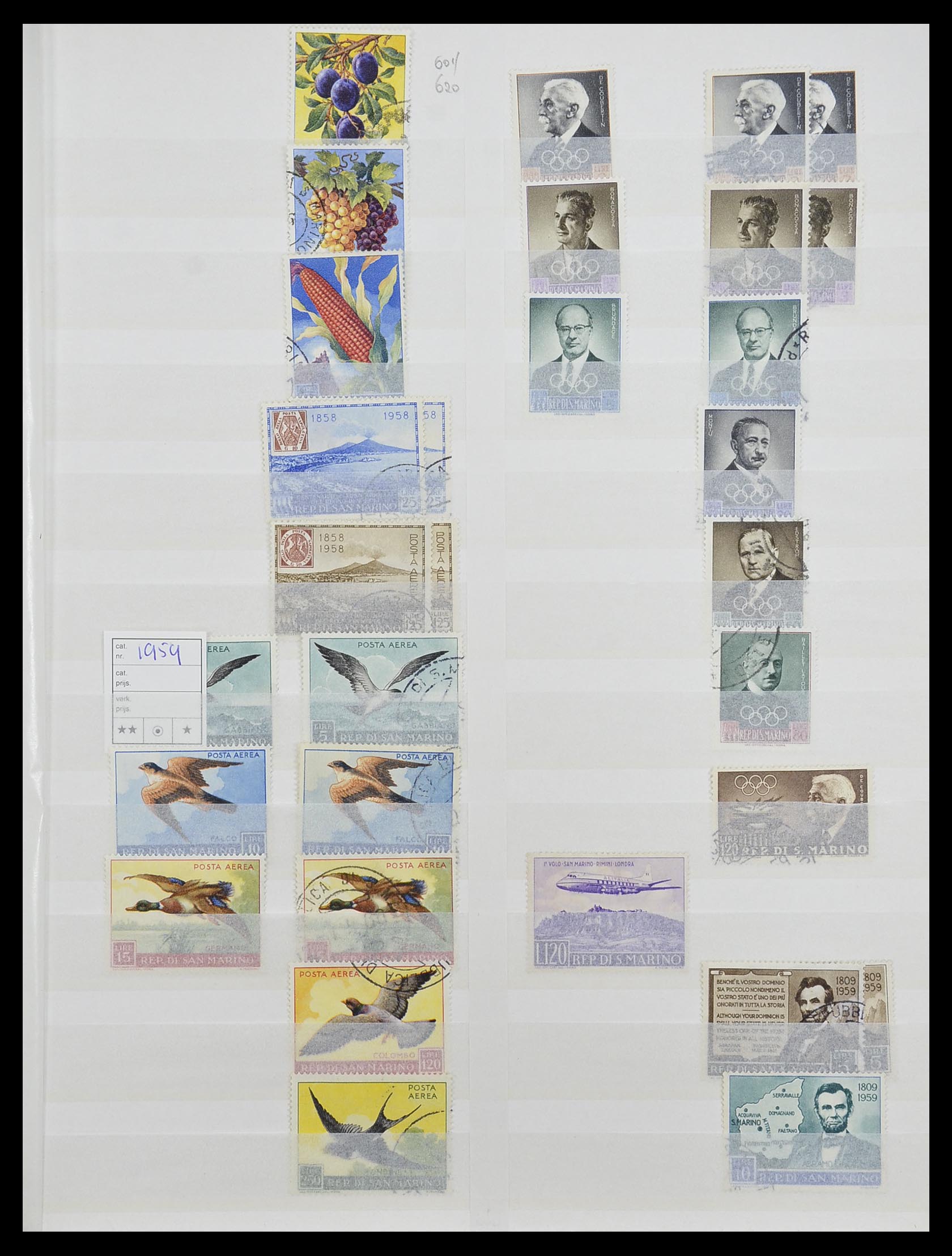 33492 050 - Postzegelverzameling 33492 San Marino 1877-1959.