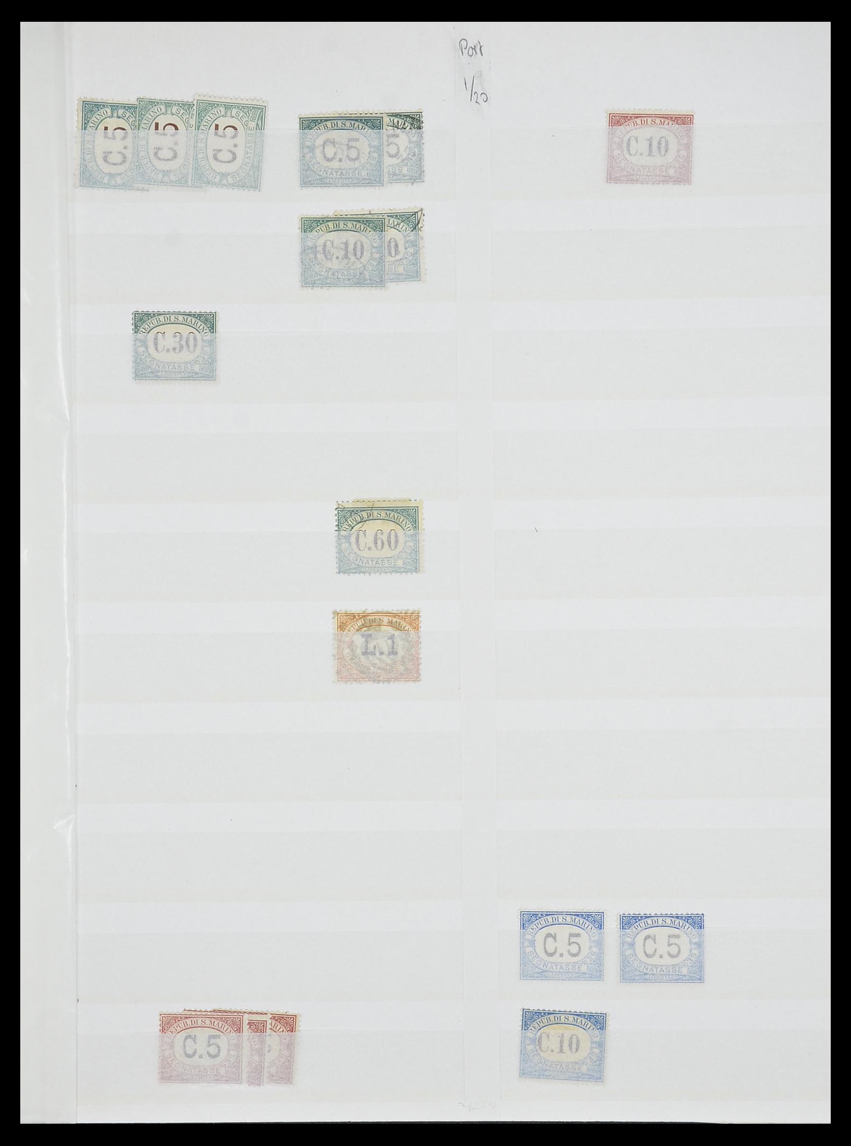 33492 054 - Stamp collection 33492 San Marino 1877-1959.