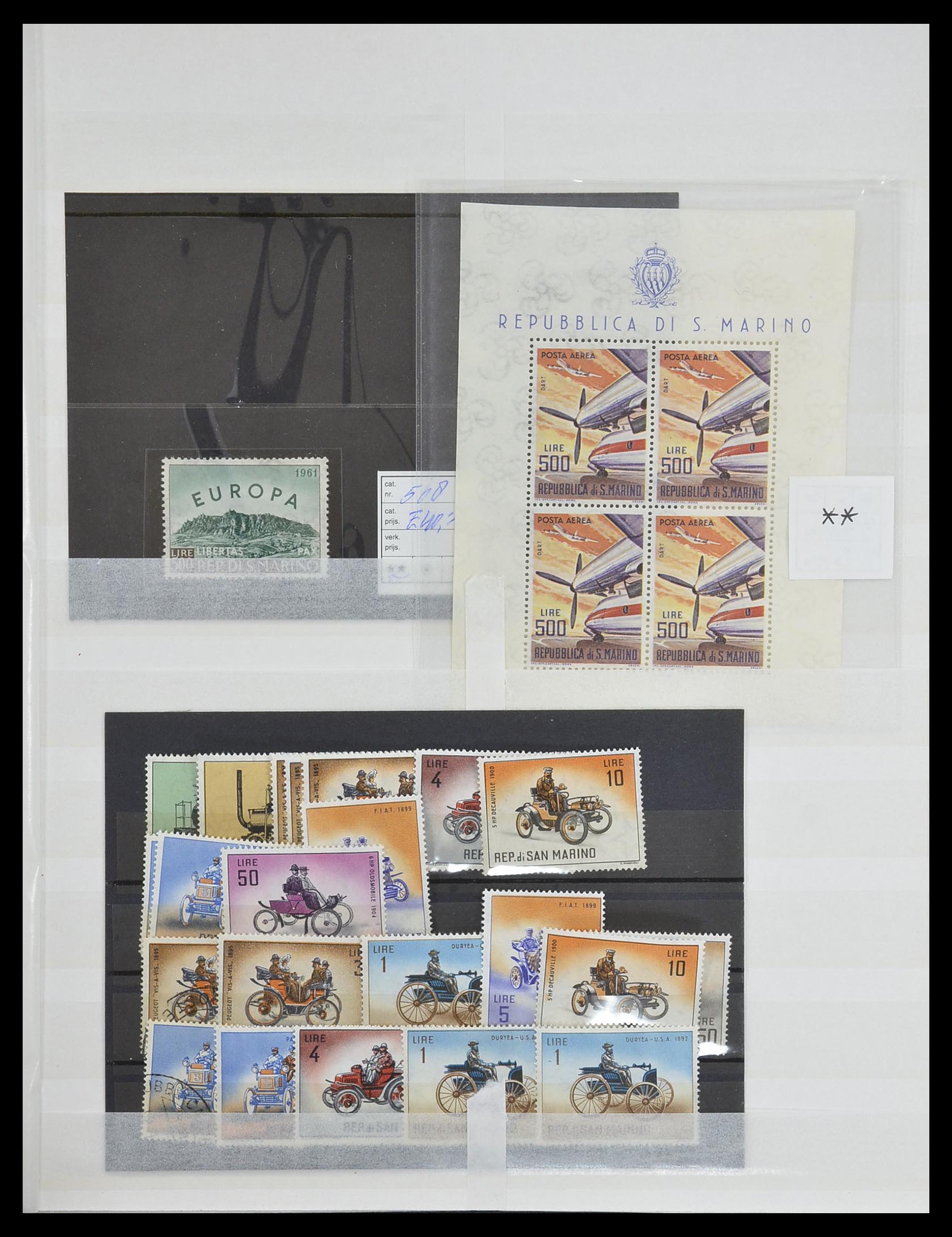 33492 058 - Stamp collection 33492 San Marino 1877-1959.