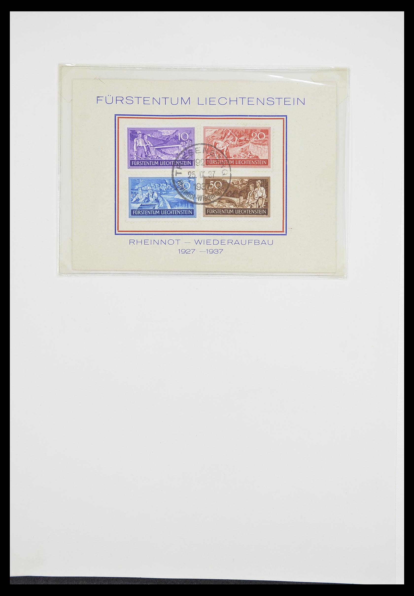 33493 016 - Stamp collection 33493 Liechtenstein 1912-2008.