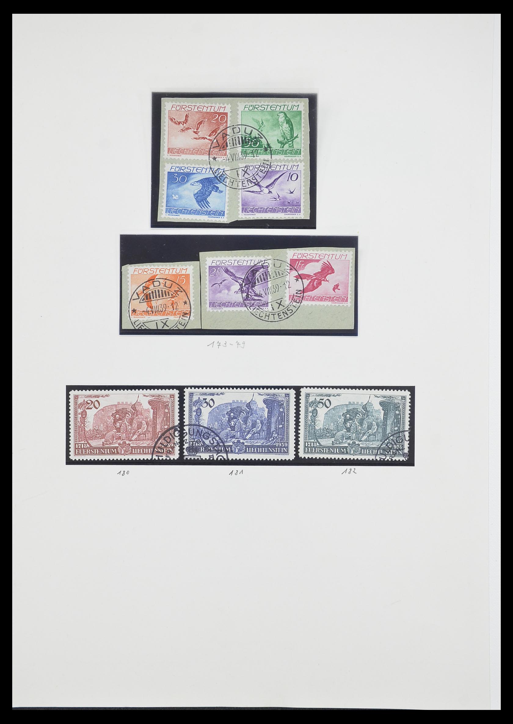 33493 020 - Stamp collection 33493 Liechtenstein 1912-2008.