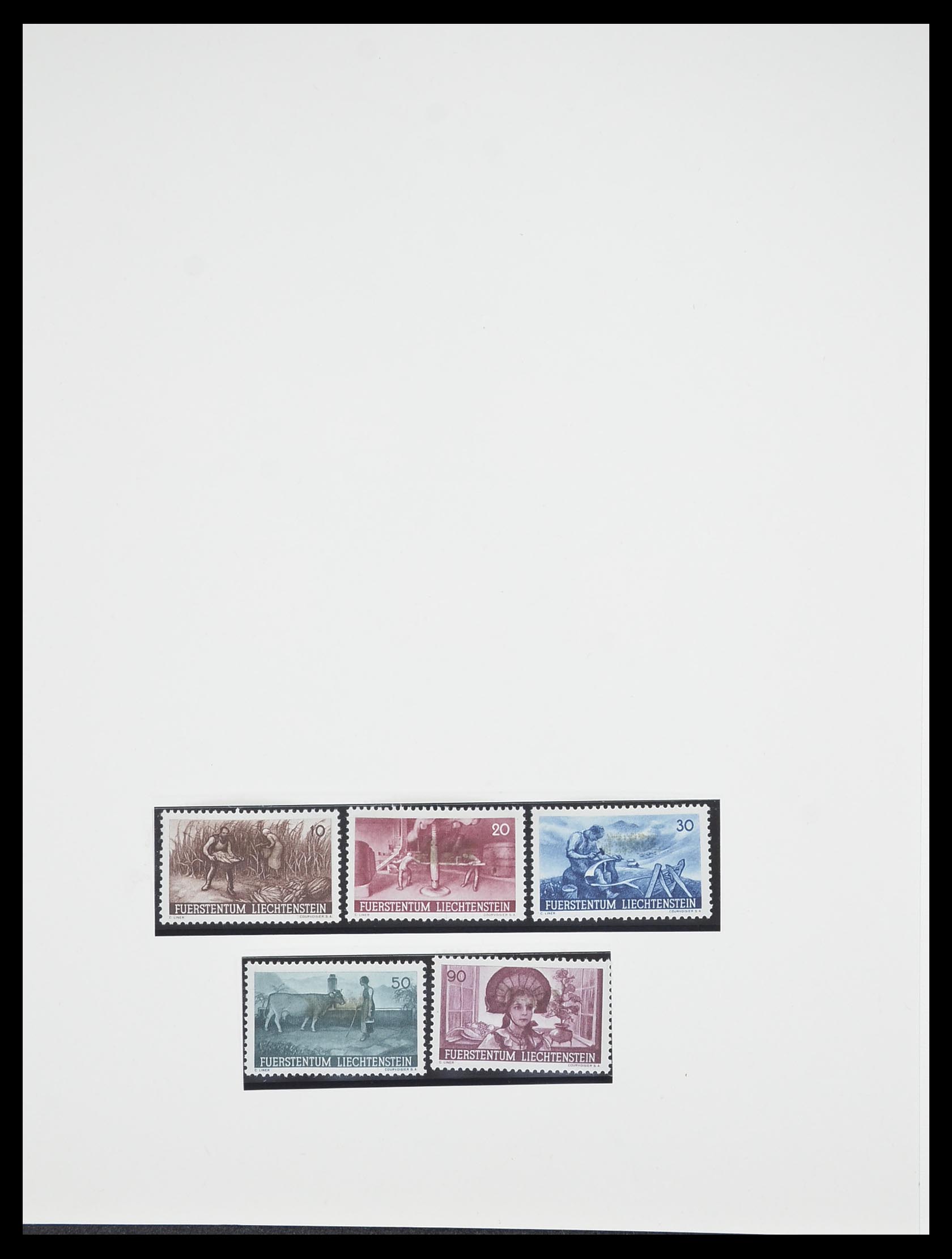 33493 022 - Postzegelverzameling 33493 Liechtenstein 1912-2008.