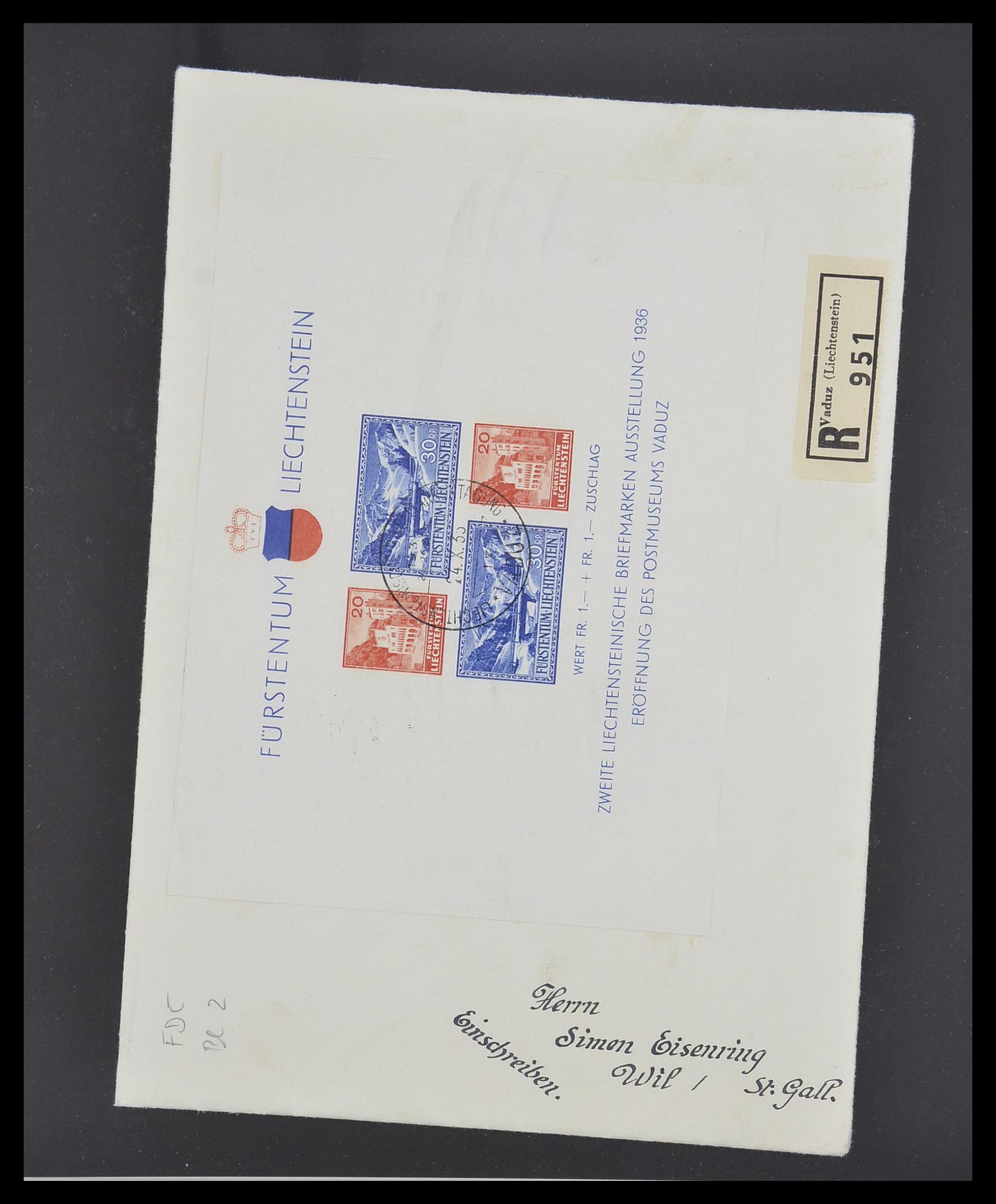 33493 025 - Postzegelverzameling 33493 Liechtenstein 1912-2008.