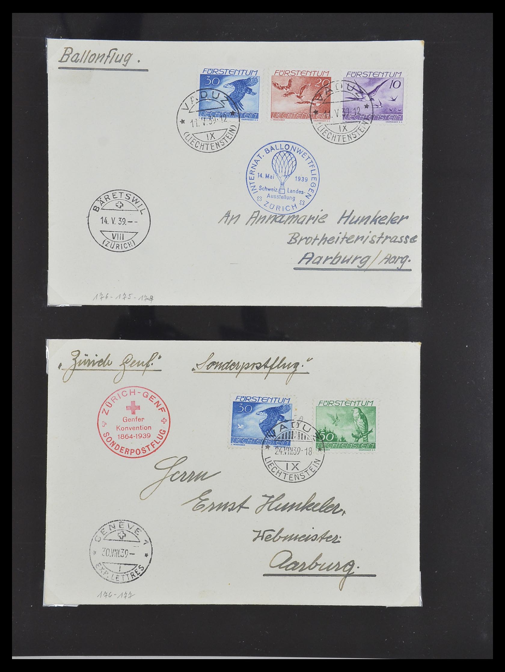 33493 028 - Postzegelverzameling 33493 Liechtenstein 1912-2008.