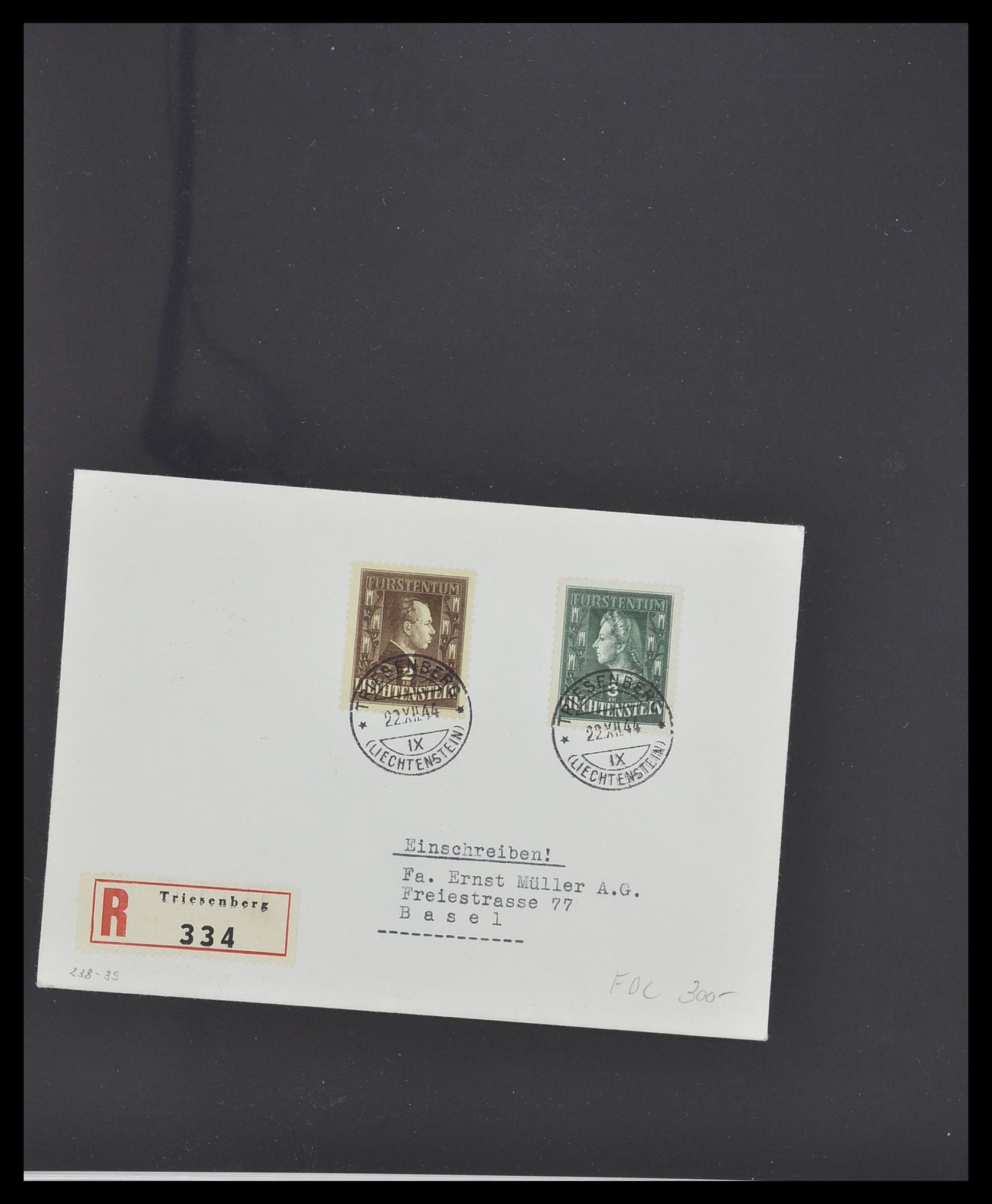 33493 032 - Stamp collection 33493 Liechtenstein 1912-2008.