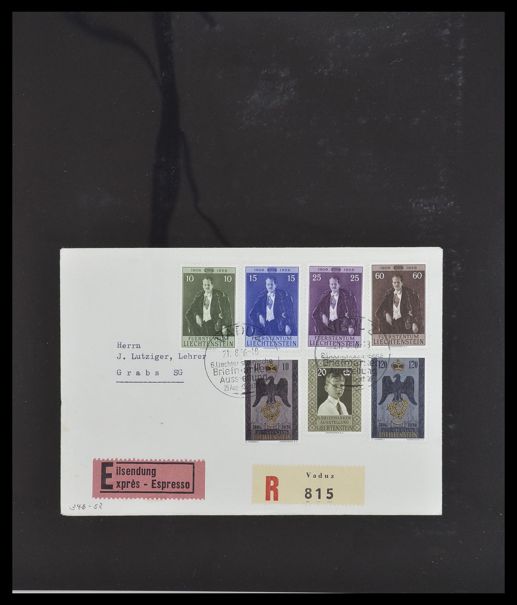 33493 036 - Stamp collection 33493 Liechtenstein 1912-2008.
