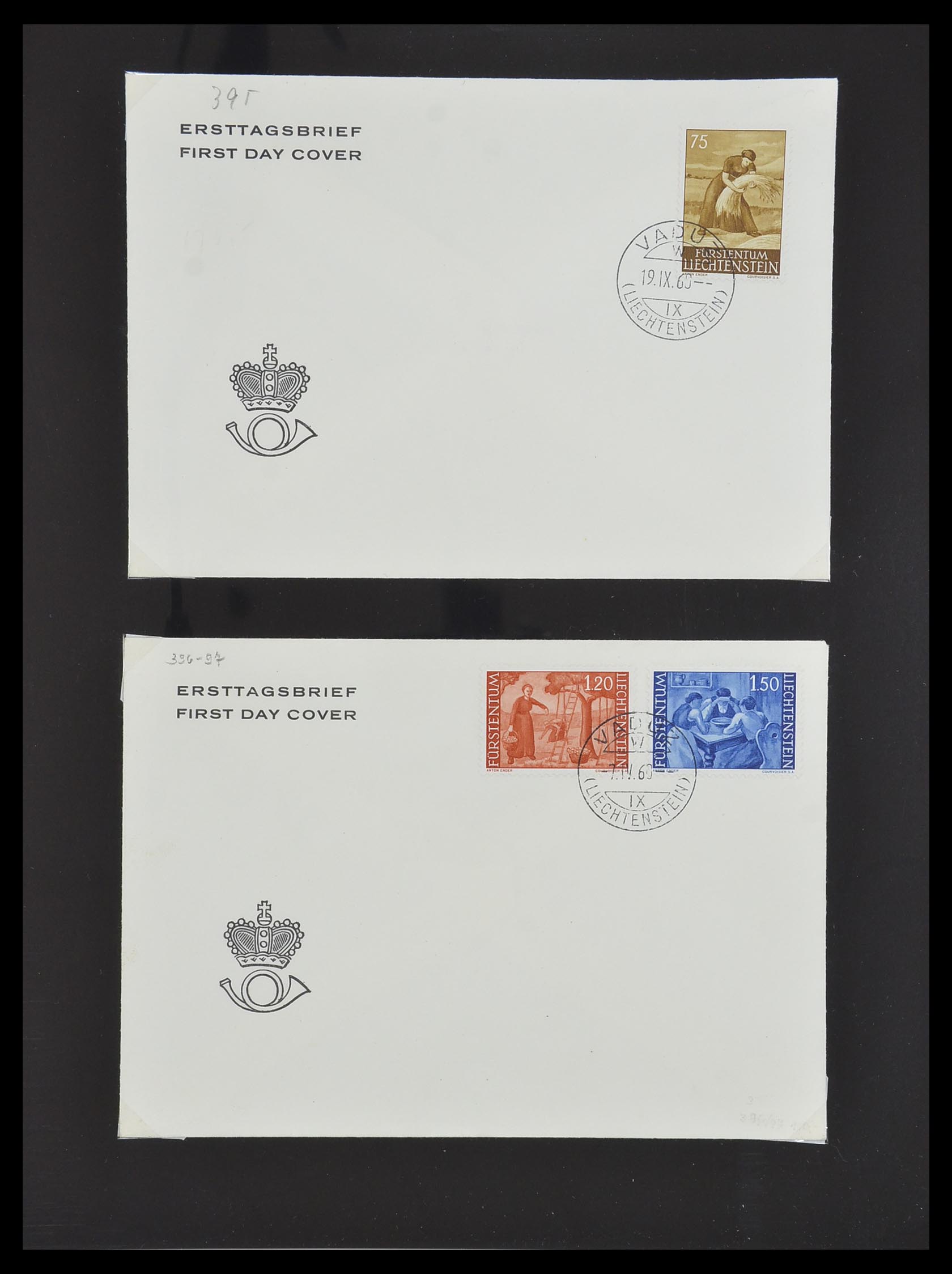33493 039 - Stamp collection 33493 Liechtenstein 1912-2008.