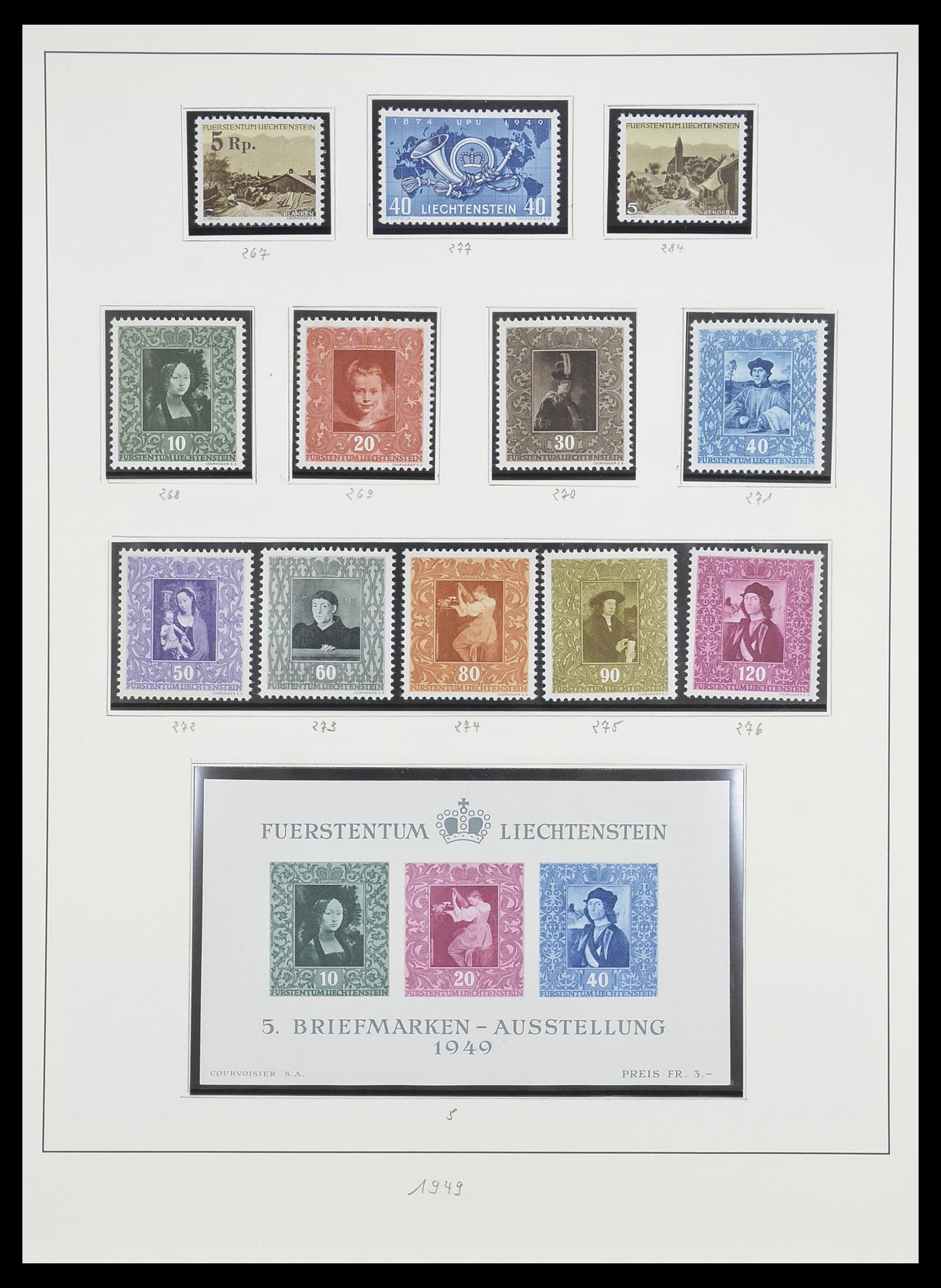 33493 052 - Postzegelverzameling 33493 Liechtenstein 1912-2008.