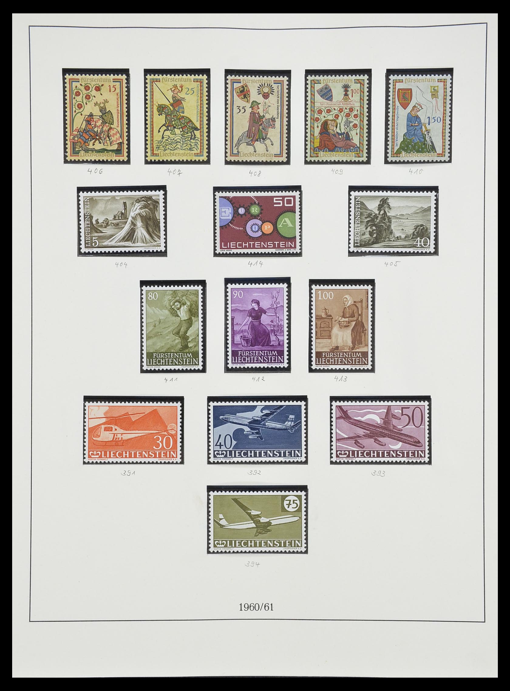 33493 059 - Stamp collection 33493 Liechtenstein 1912-2008.
