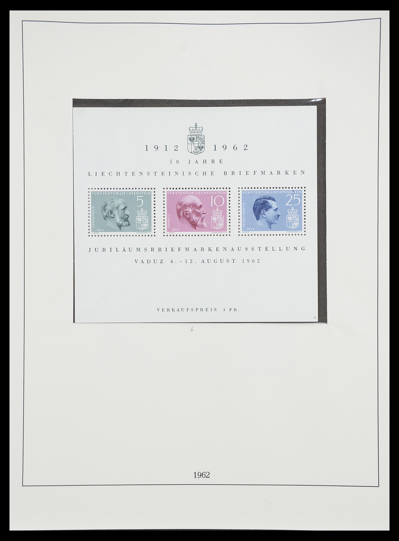 33493 060 - Postzegelverzameling 33493 Liechtenstein 1912-2008.