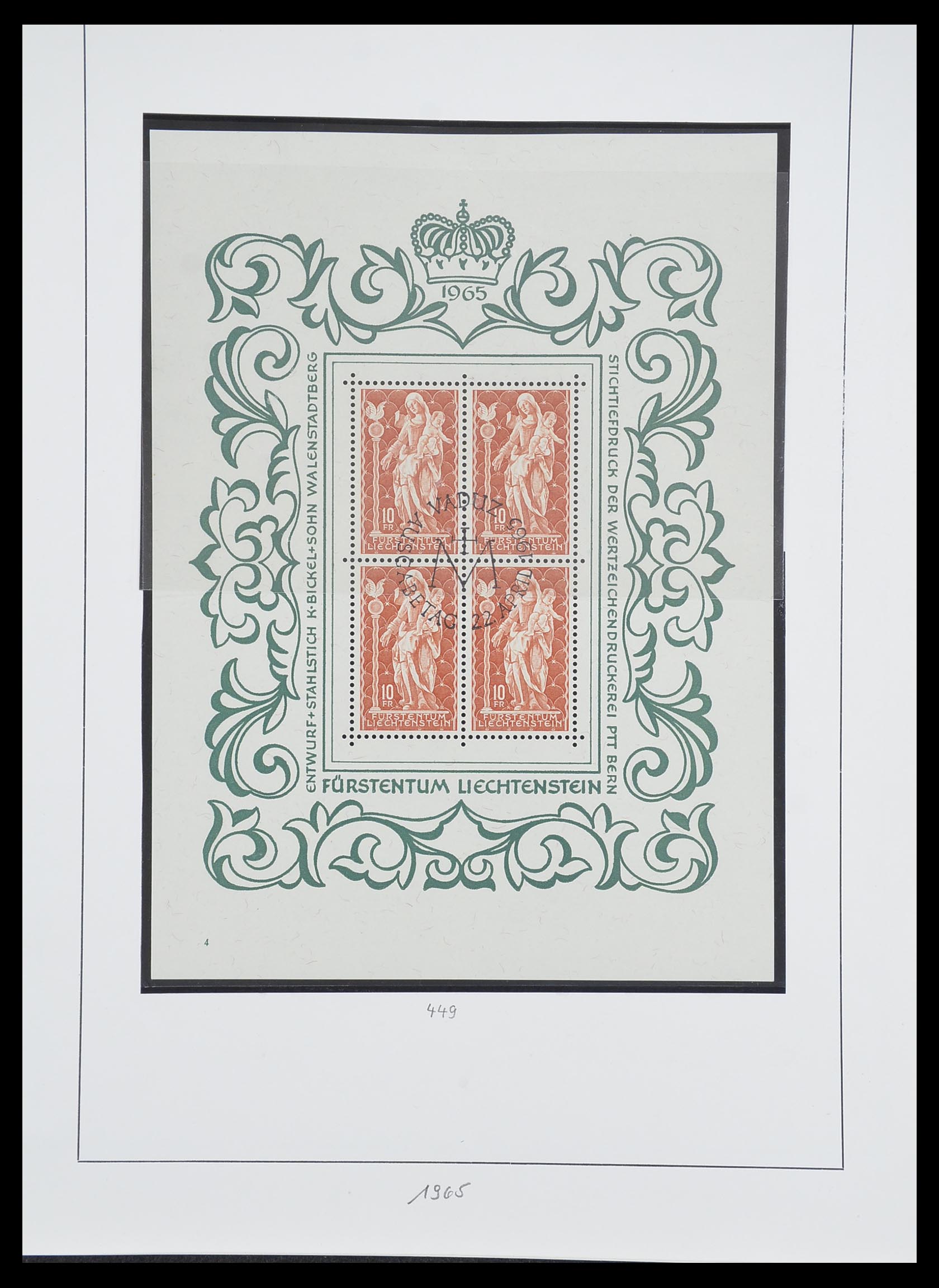 33493 066 - Postzegelverzameling 33493 Liechtenstein 1912-2008.