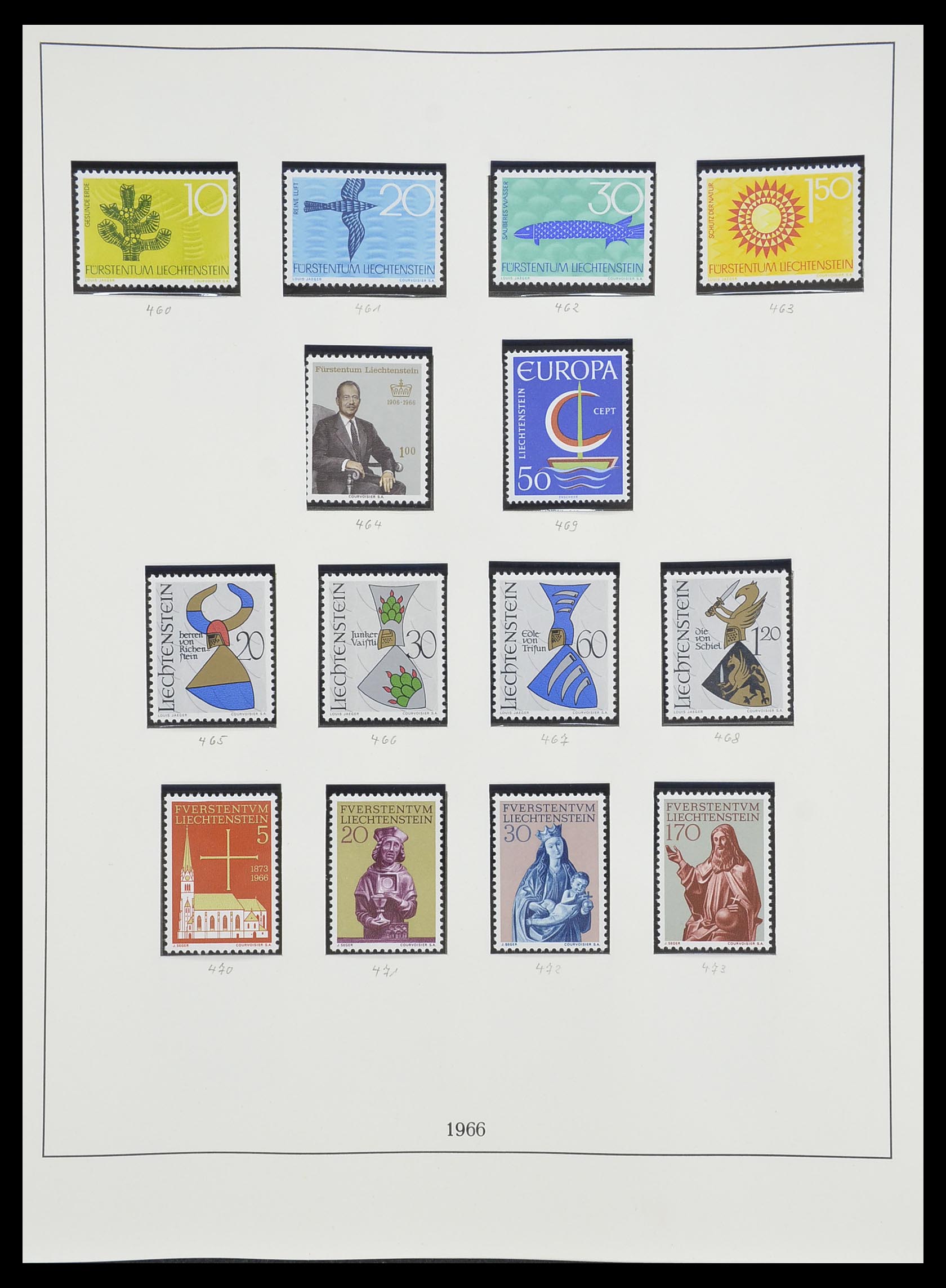 33493 067 - Postzegelverzameling 33493 Liechtenstein 1912-2008.