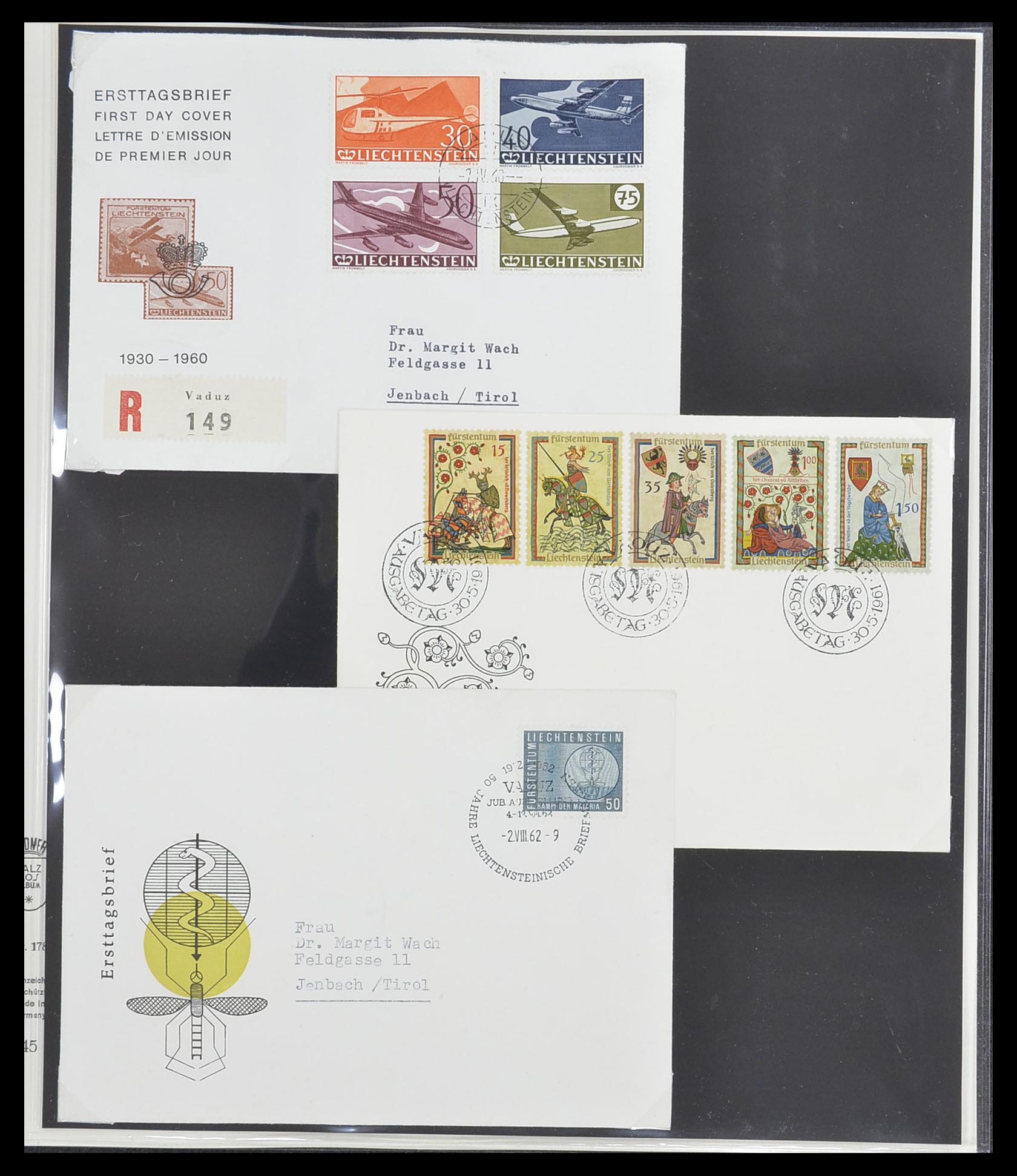 33493 073 - Stamp collection 33493 Liechtenstein 1912-2008.