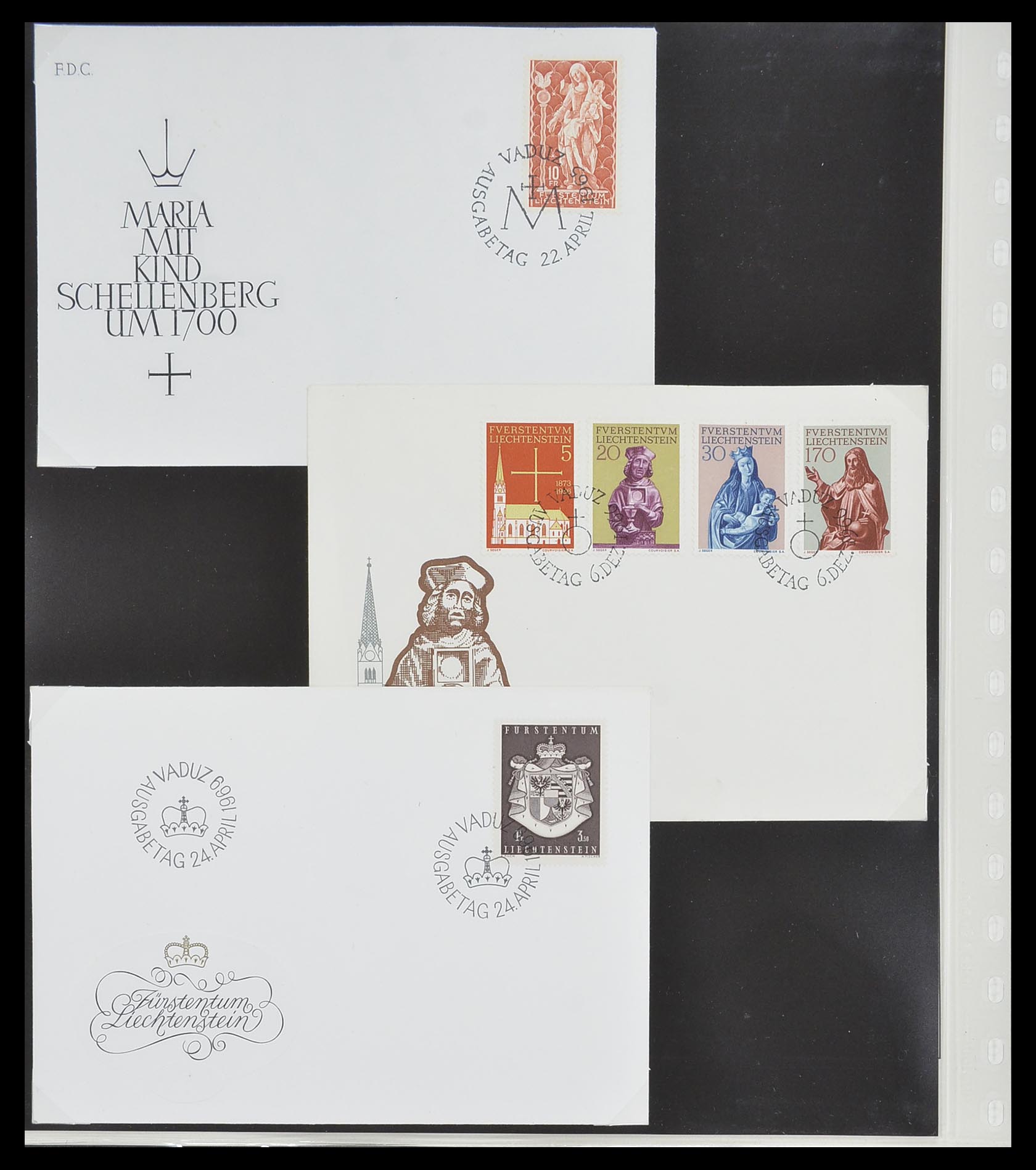 33493 074 - Stamp collection 33493 Liechtenstein 1912-2008.
