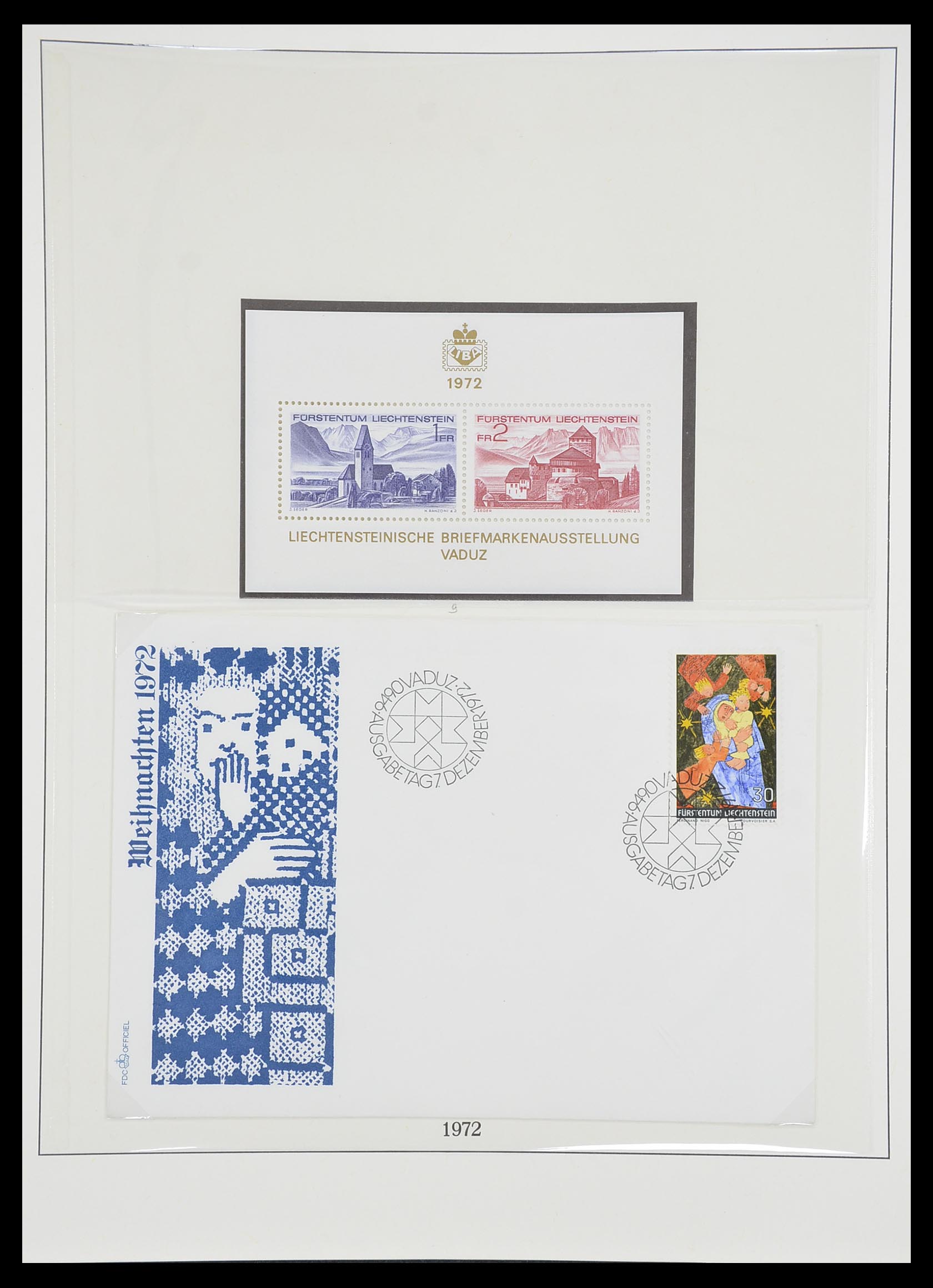 33493 080 - Postzegelverzameling 33493 Liechtenstein 1912-2008.