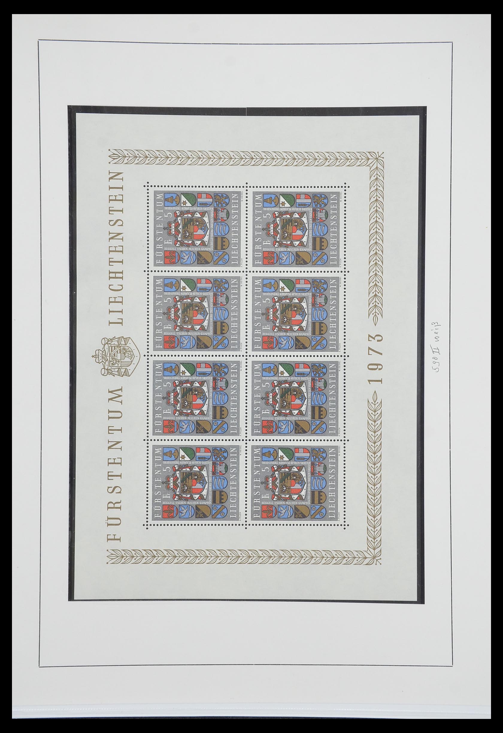 33493 085 - Stamp collection 33493 Liechtenstein 1912-2008.
