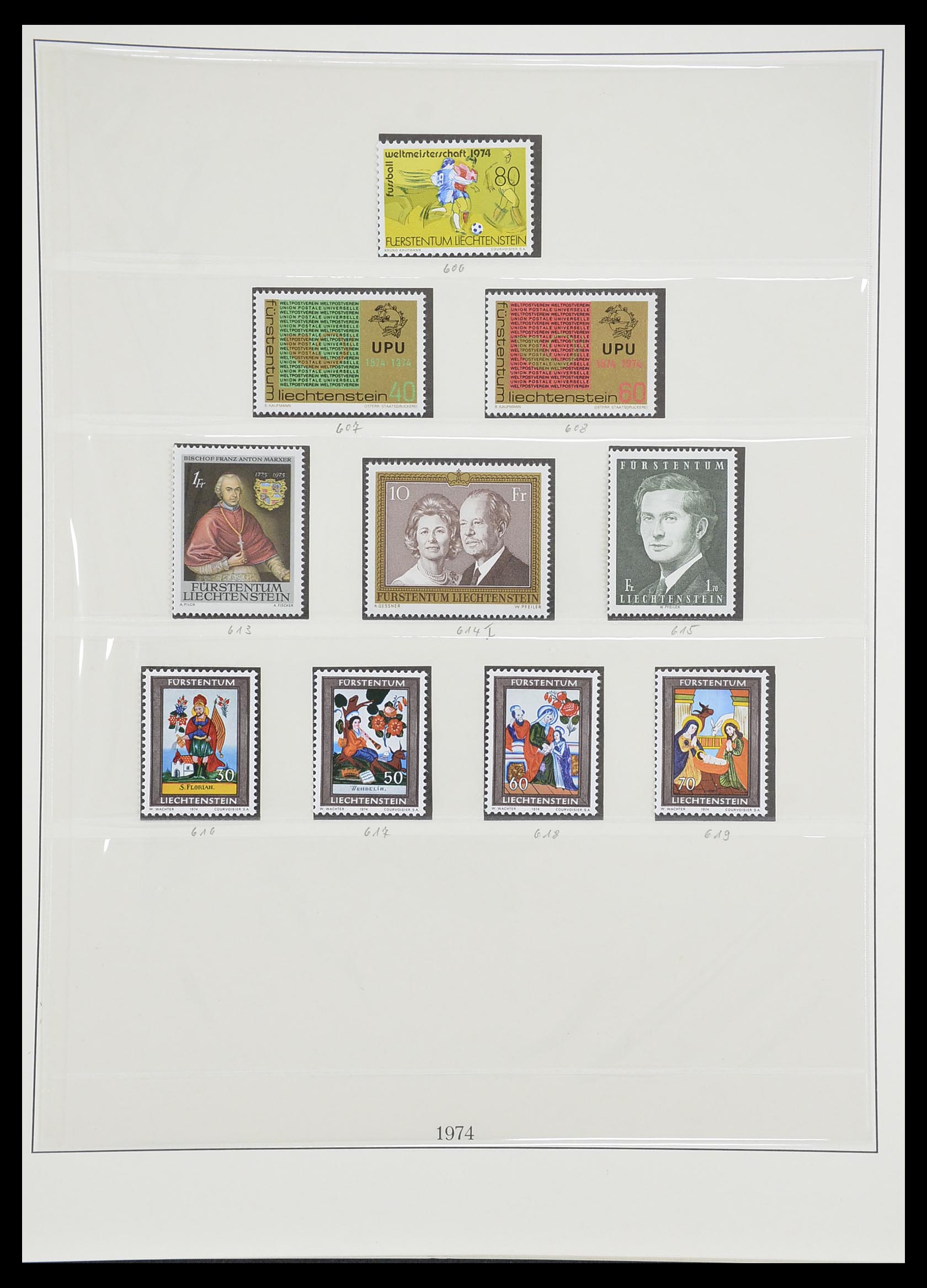 33493 088 - Postzegelverzameling 33493 Liechtenstein 1912-2008.