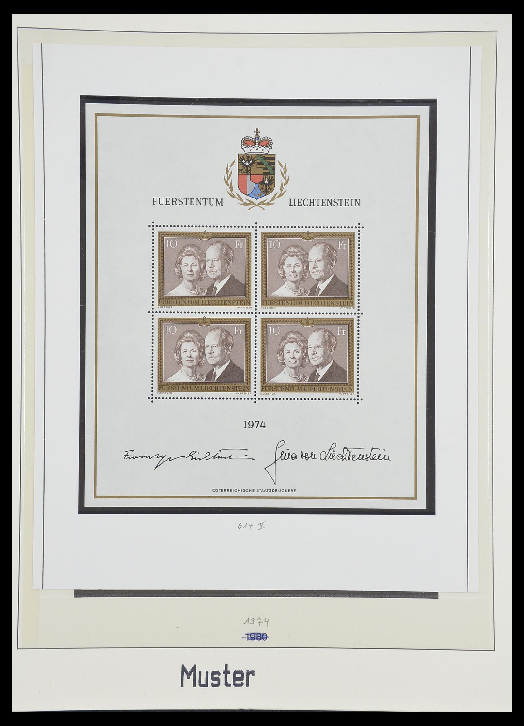33493 089 - Postzegelverzameling 33493 Liechtenstein 1912-2008.