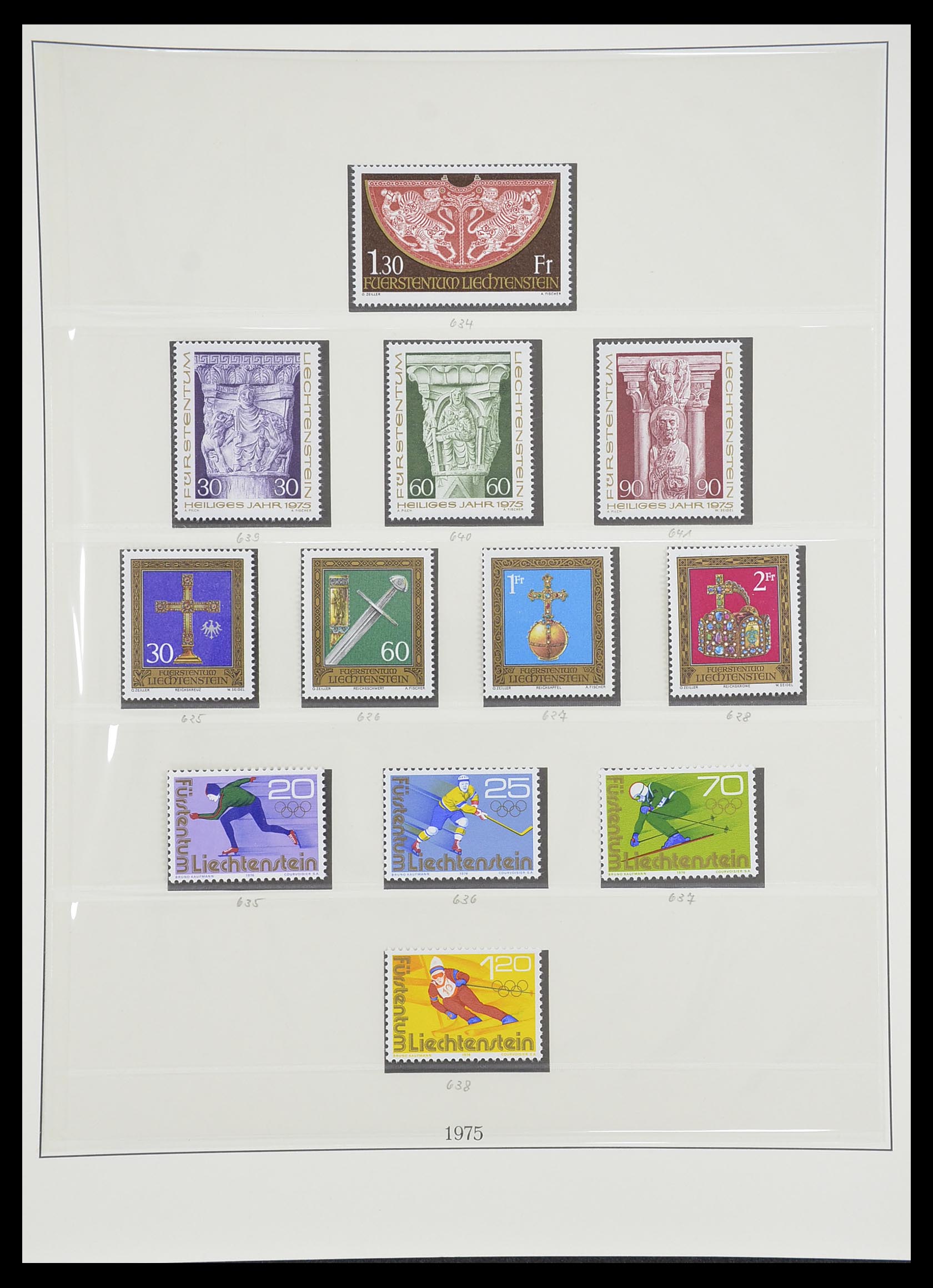 33493 092 - Postzegelverzameling 33493 Liechtenstein 1912-2008.