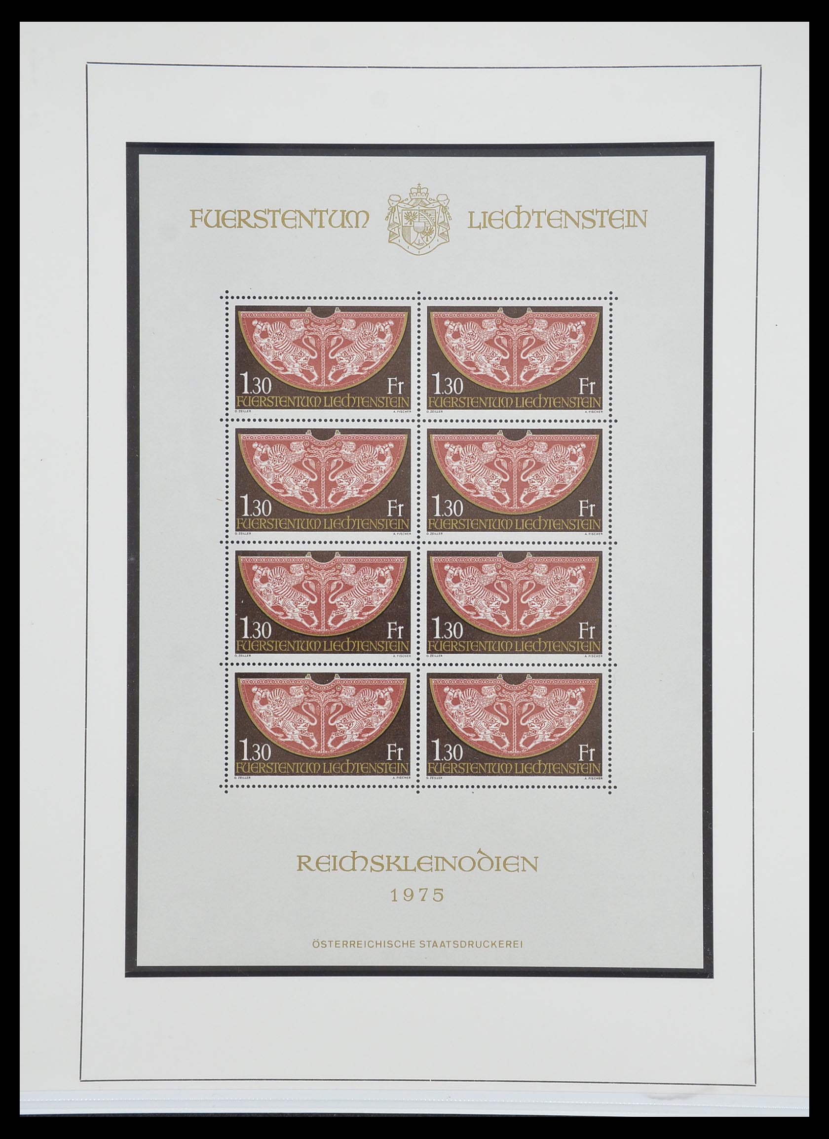 33493 093 - Postzegelverzameling 33493 Liechtenstein 1912-2008.