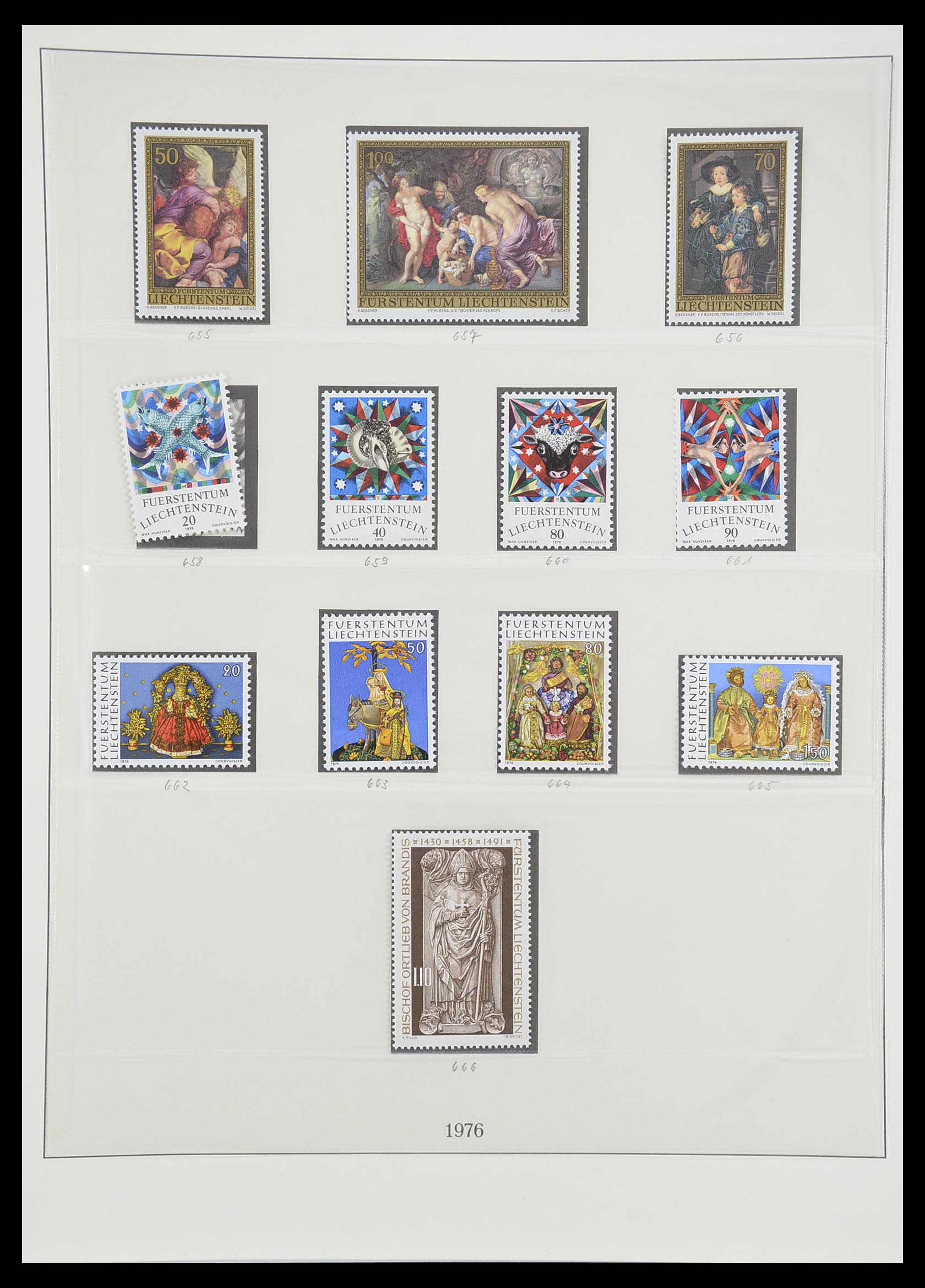 33493 098 - Stamp collection 33493 Liechtenstein 1912-2008.