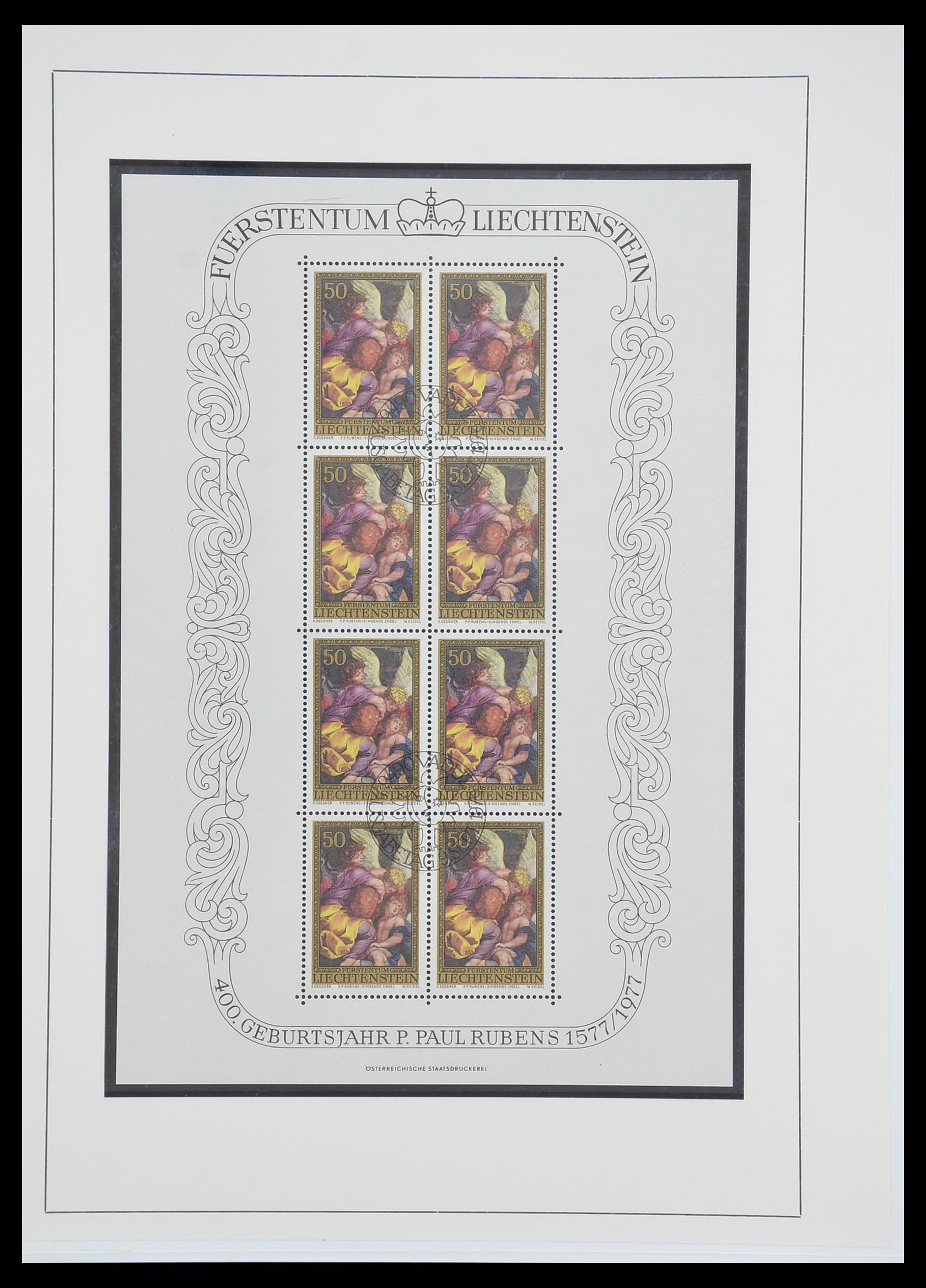 33493 100 - Stamp collection 33493 Liechtenstein 1912-2008.