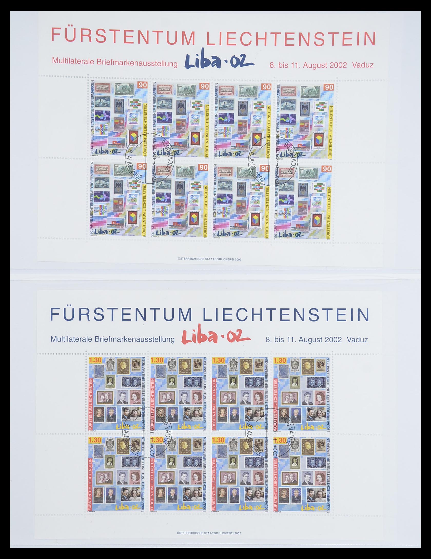 33493 181 - Stamp collection 33493 Liechtenstein 1912-2008.