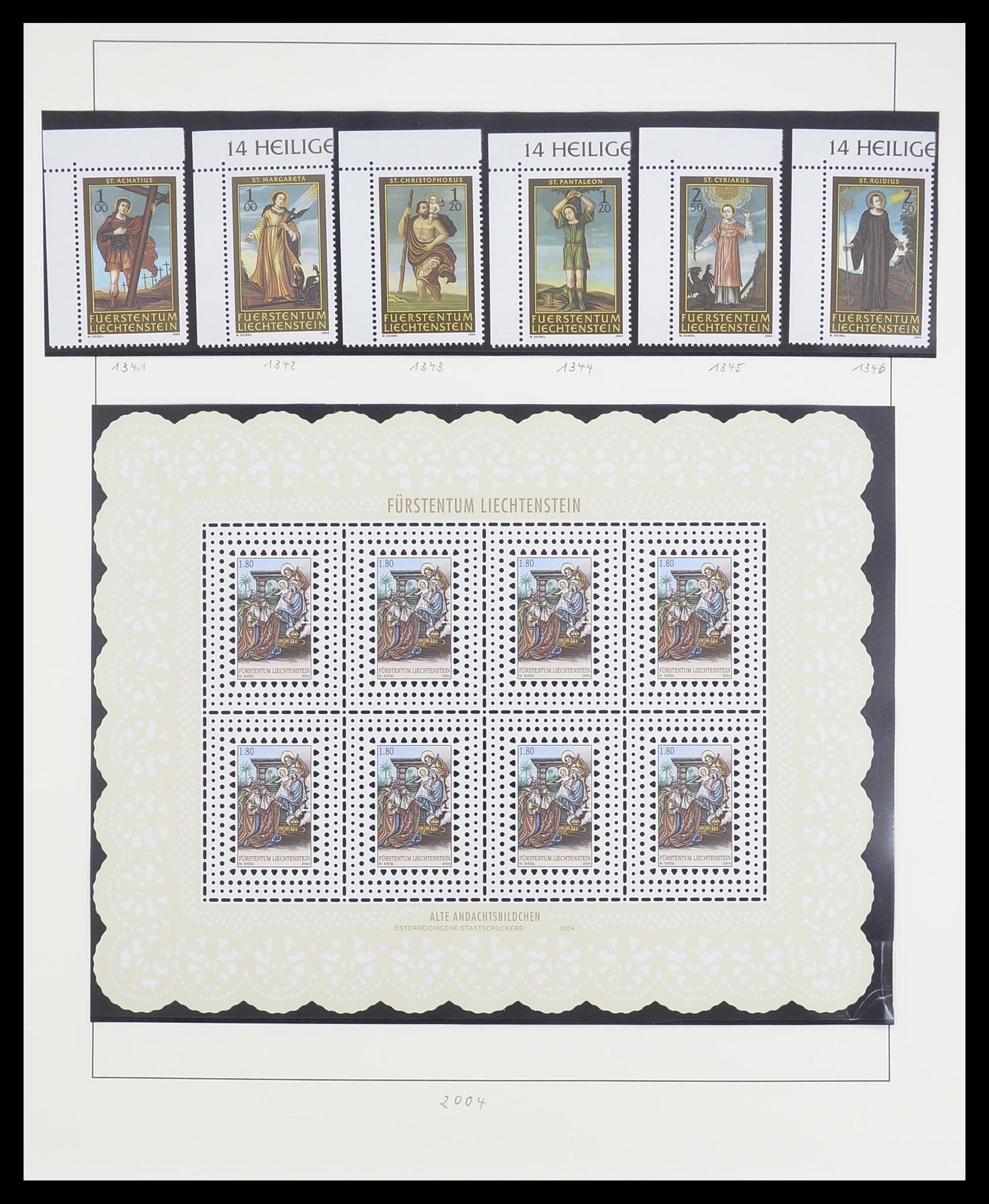 33493 187 - Stamp collection 33493 Liechtenstein 1912-2008.