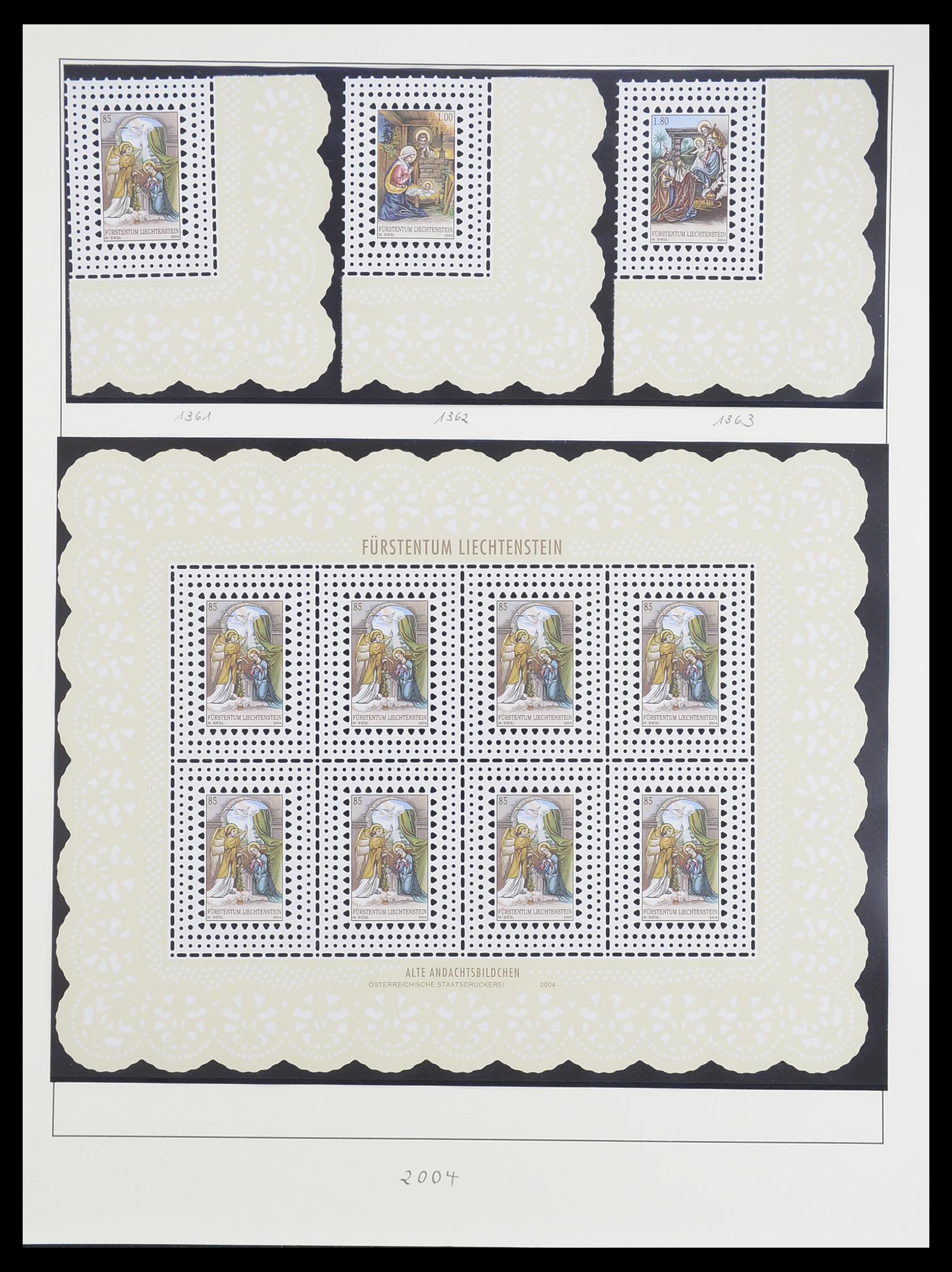 33493 189 - Postzegelverzameling 33493 Liechtenstein 1912-2008.