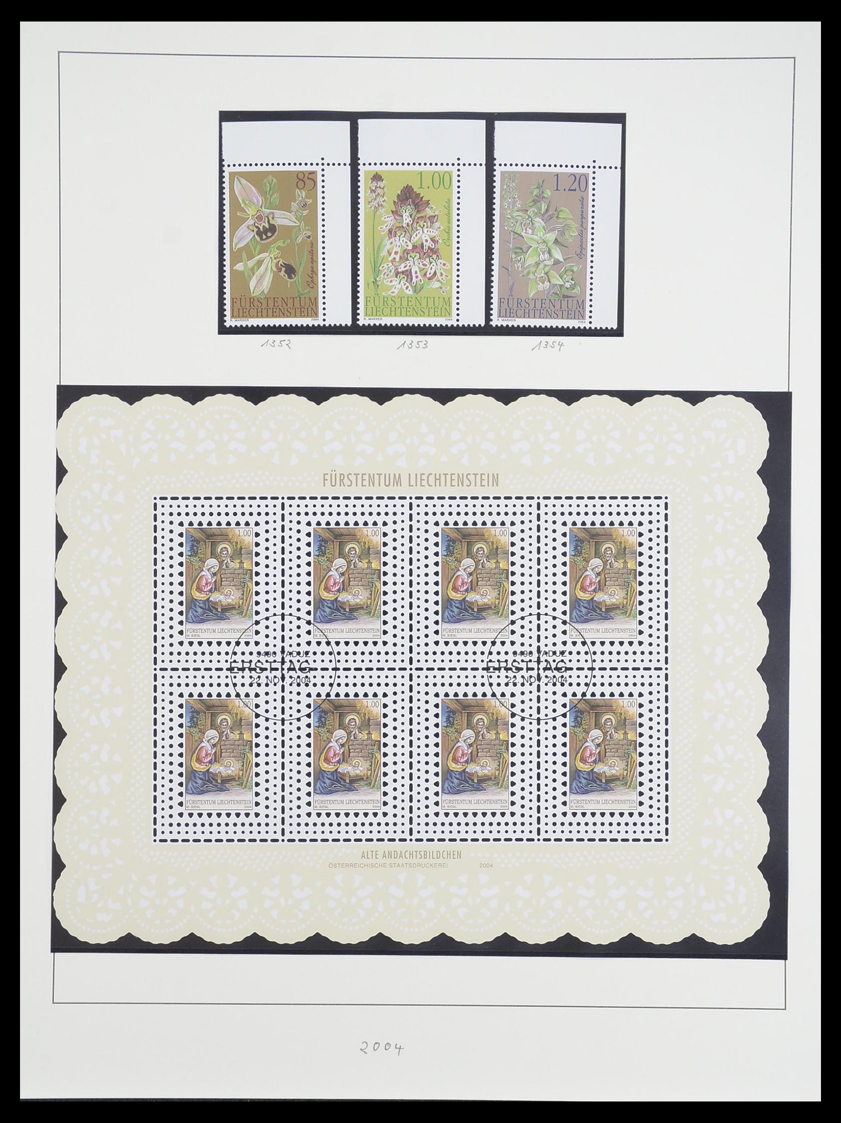33493 190 - Postzegelverzameling 33493 Liechtenstein 1912-2008.