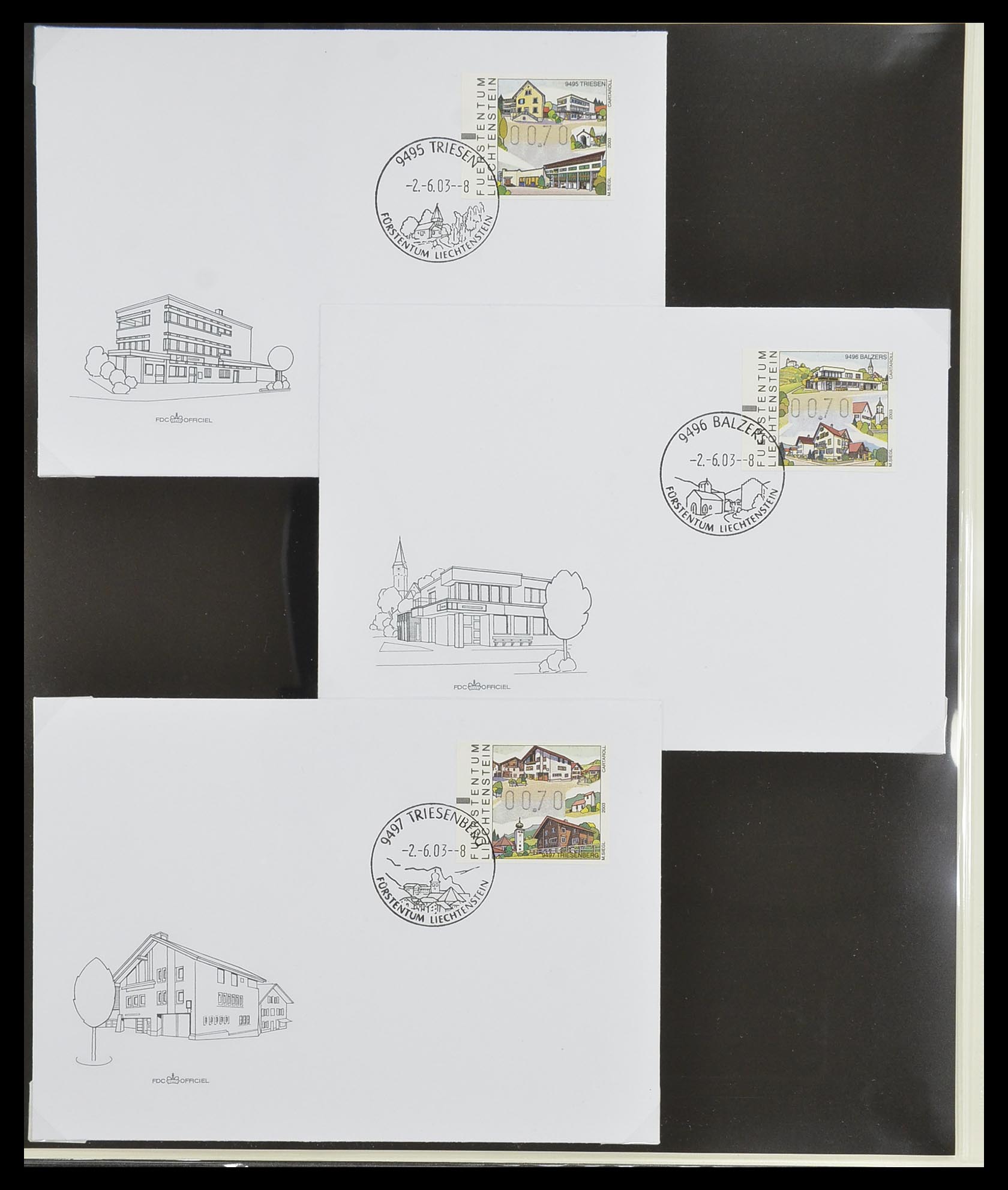 33493 196 - Stamp collection 33493 Liechtenstein 1912-2008.