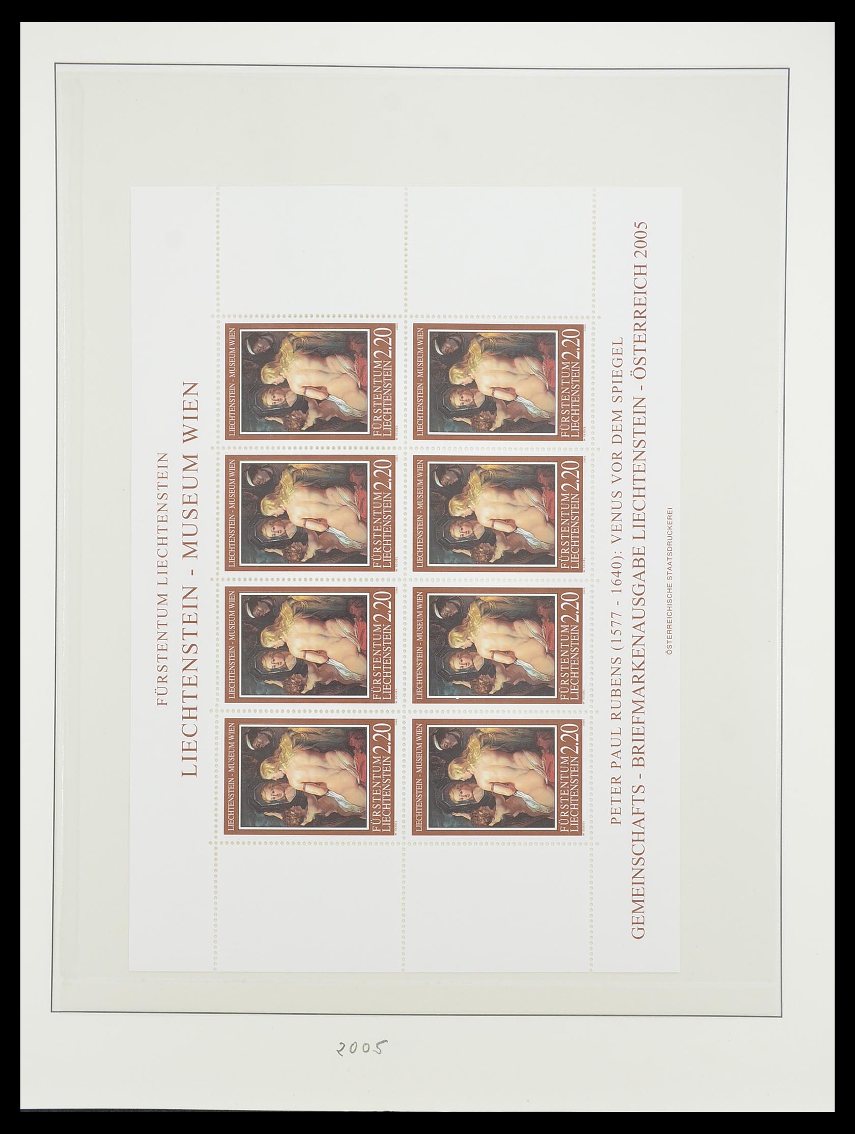 33493 197 - Postzegelverzameling 33493 Liechtenstein 1912-2008.