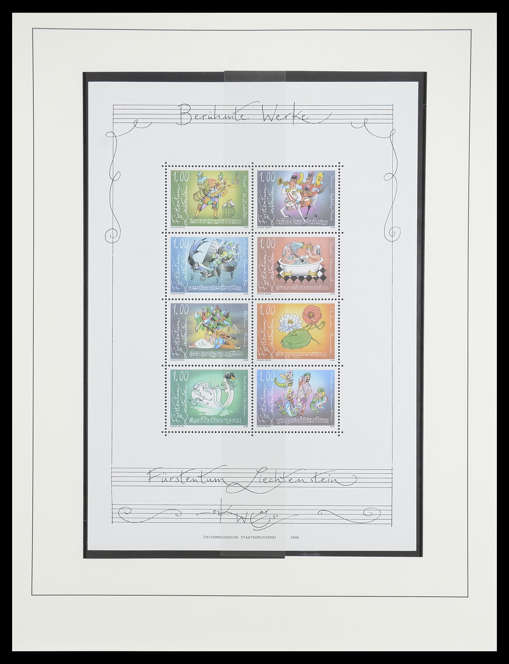 33493 207 - Postzegelverzameling 33493 Liechtenstein 1912-2008.