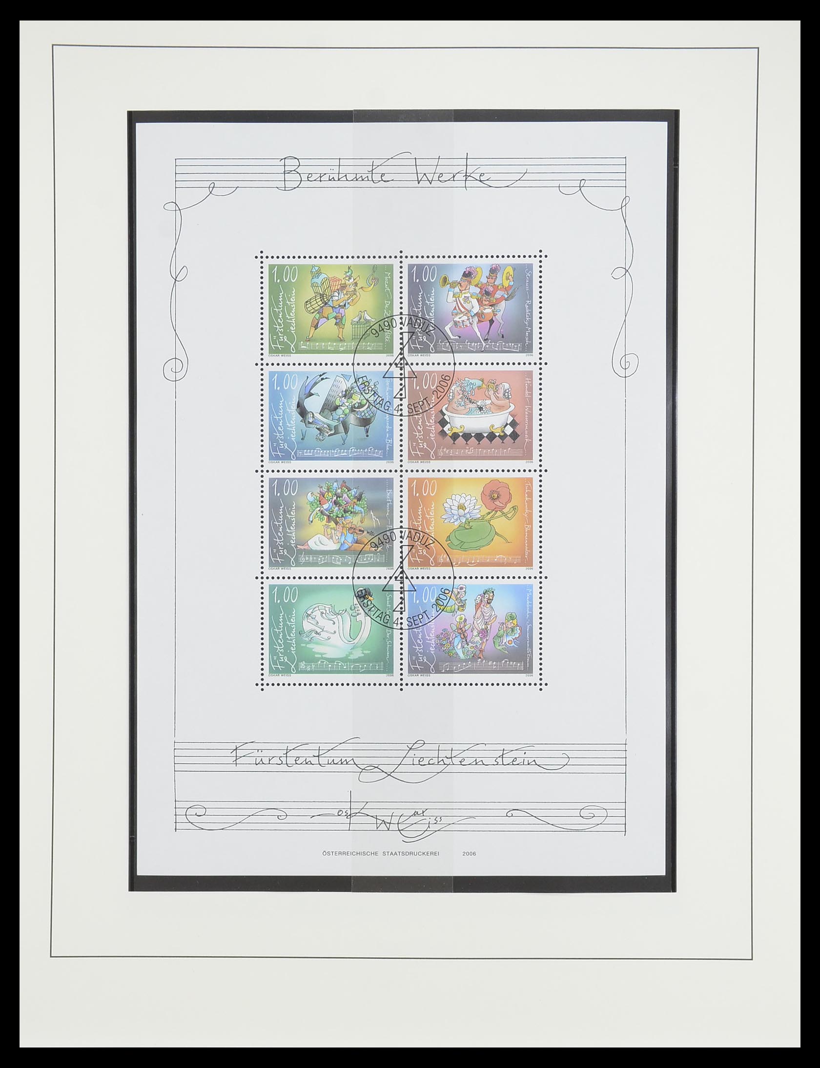 33493 208 - Stamp collection 33493 Liechtenstein 1912-2008.